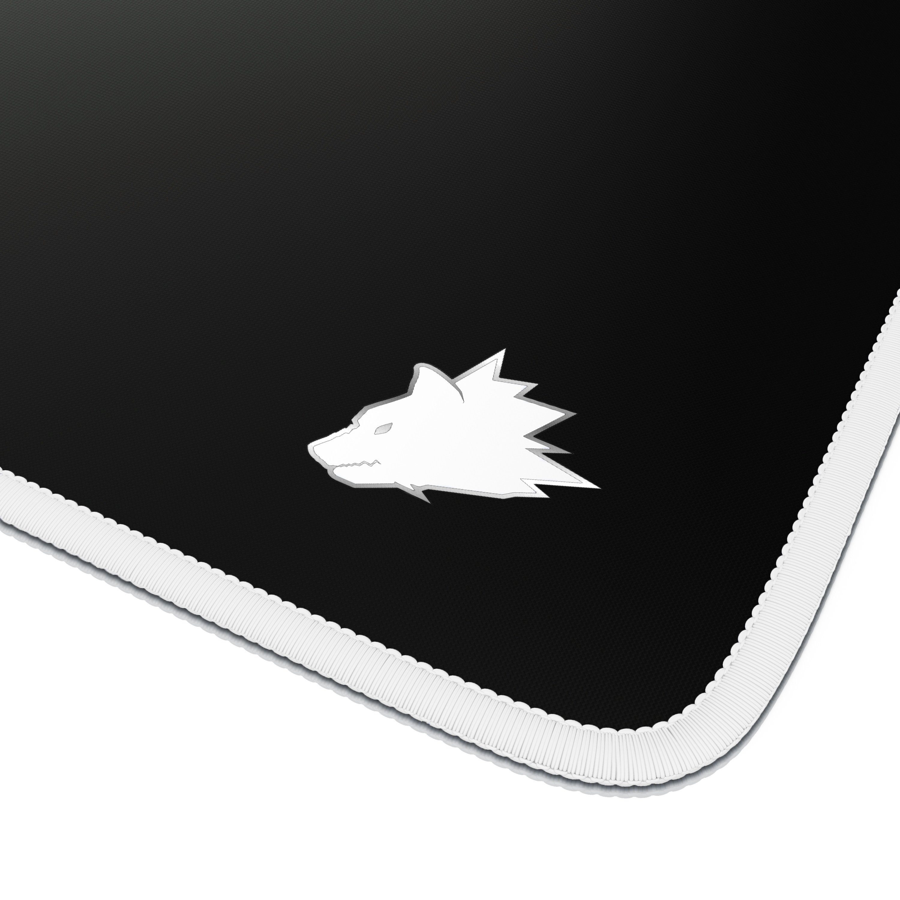 Titanwolf Gaming Mauspad XXL Speed Mousepad 900 x 400 x 3 mm, große Tischunterlage (1-St), rutschfest, abwaschbar, Geschwindigkeit & Präzision, Symbol weiß – Bild 3 von 5