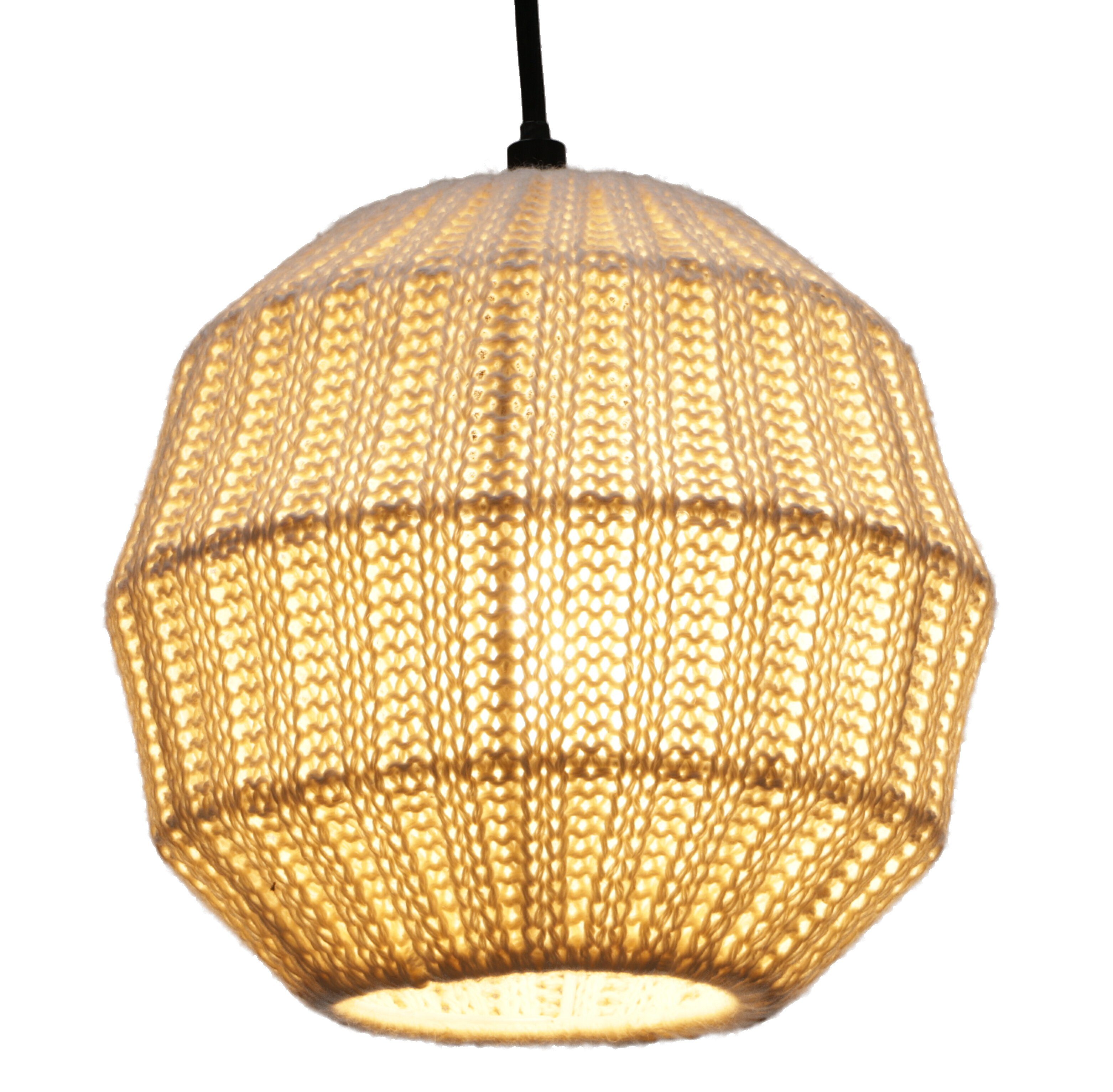 Guru-Shop Deckenleuchten Moderne Deckenleuchte aus gestrickter günstig online kaufen