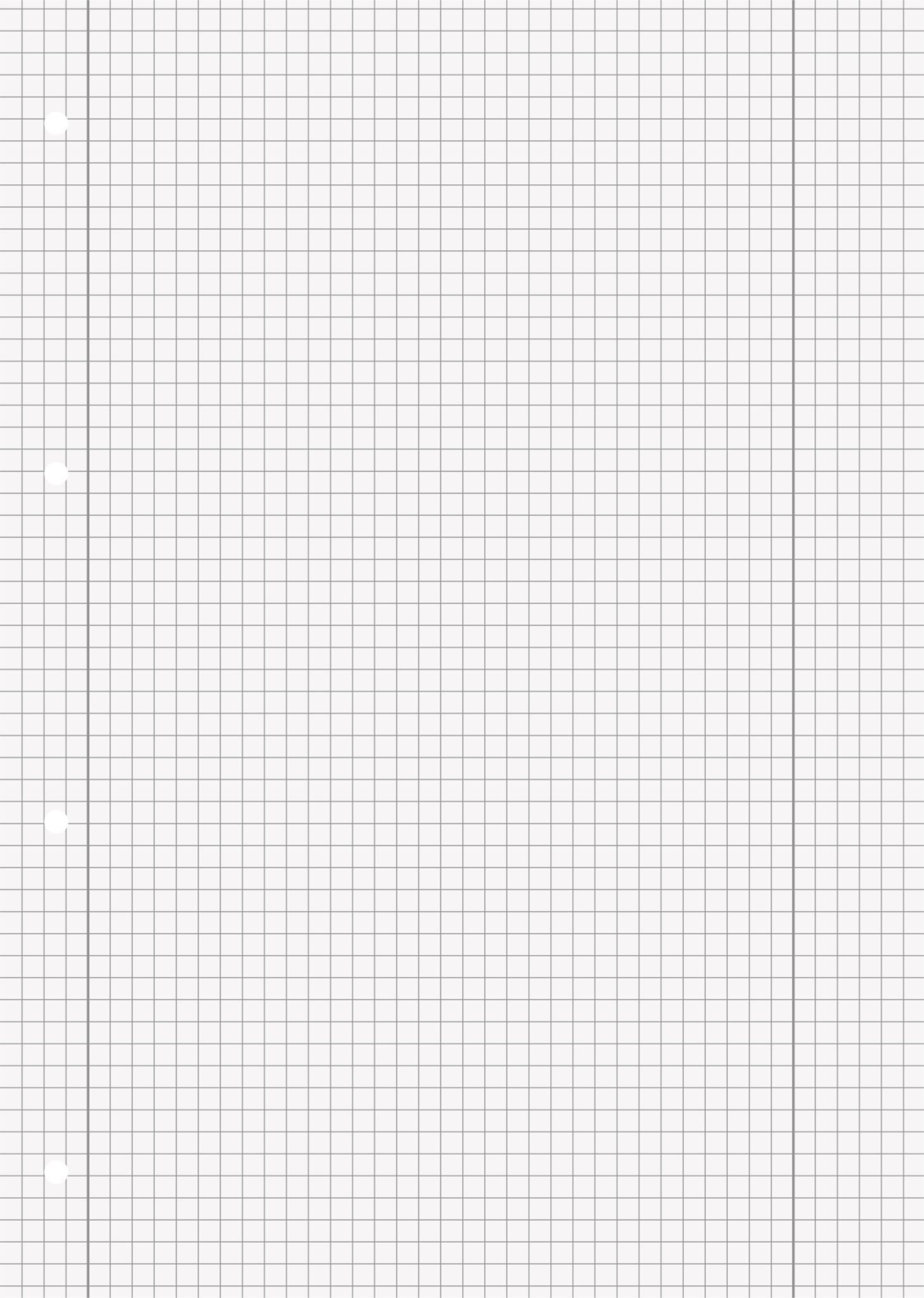 BRUNNEN Collegeblock Block "Schulblock" A4 kariert, mit Randlinie innen und außen, Lin. 28