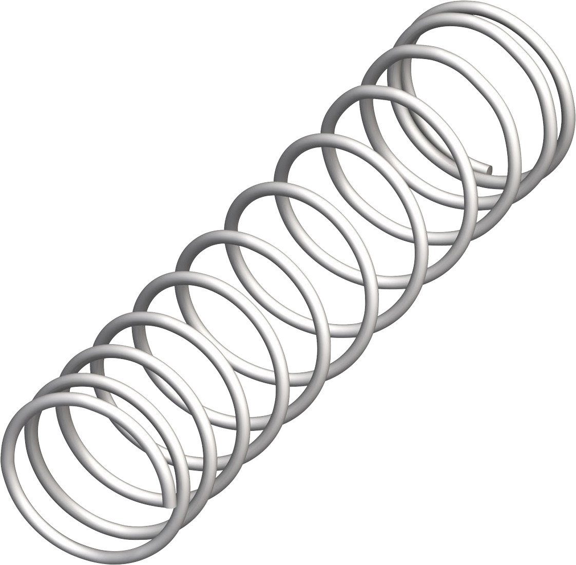 alfer Druckfeder alfer Druckfeder M8,Maß B: 11.5 mm Stahl roh natur