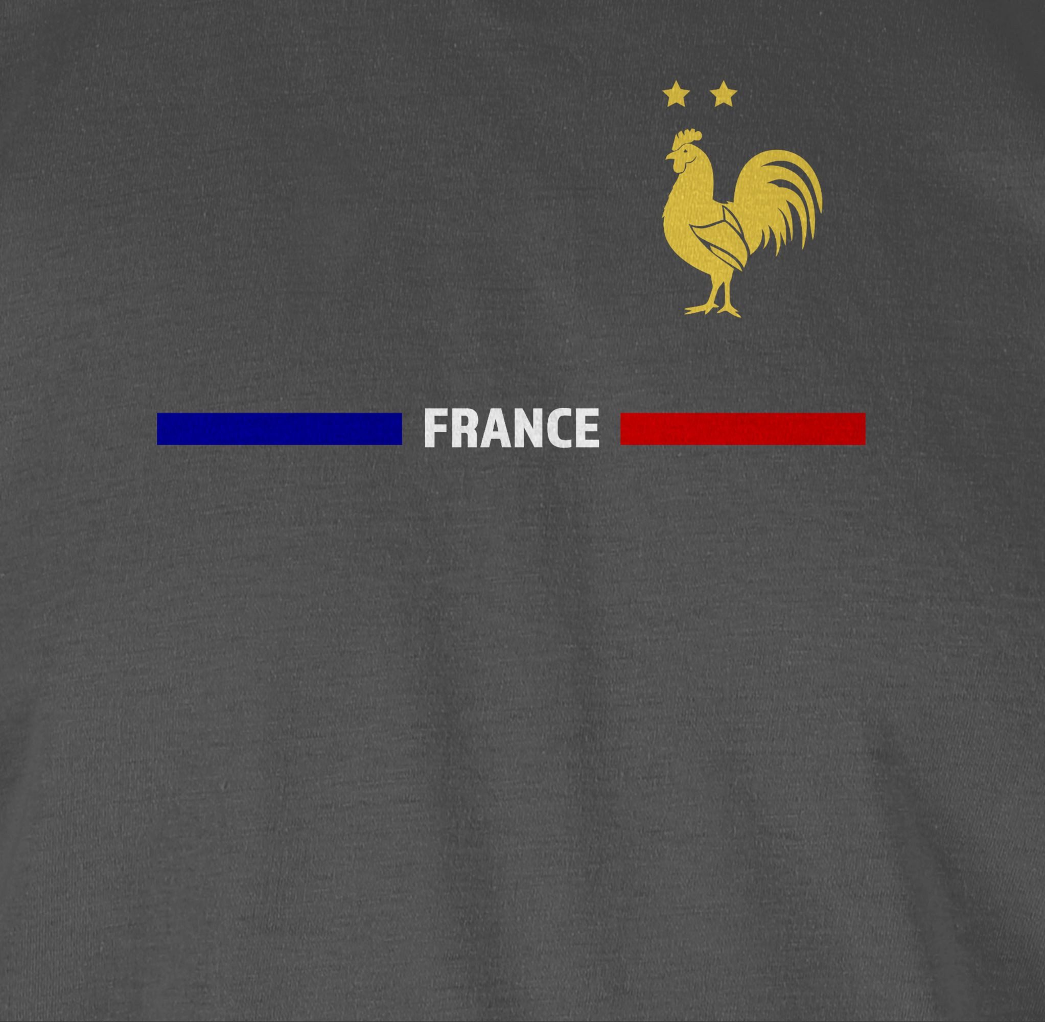 Shirtracer Rundhalsshirt Frankreich Trikot Wappen, France günstig online kaufen