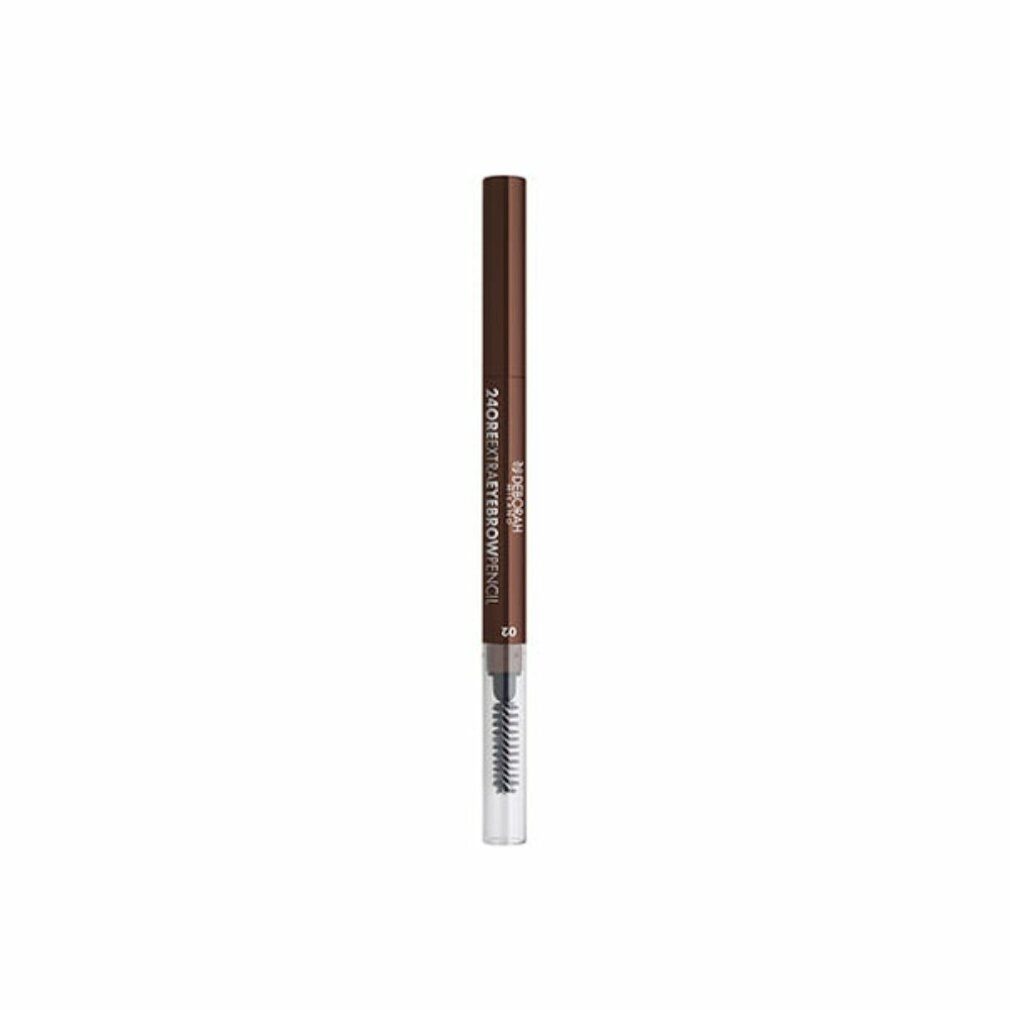 Deborah Milano Augenbrauen-Stift 24 Ore Extra Double-Ended Eyebrow Cream Pencil & Brush 2-In-1 03 Dark