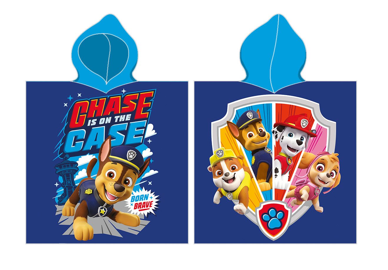 PAW PATROL Kapuzenhandtuch Paw Patrol Poncho günstig online kaufen