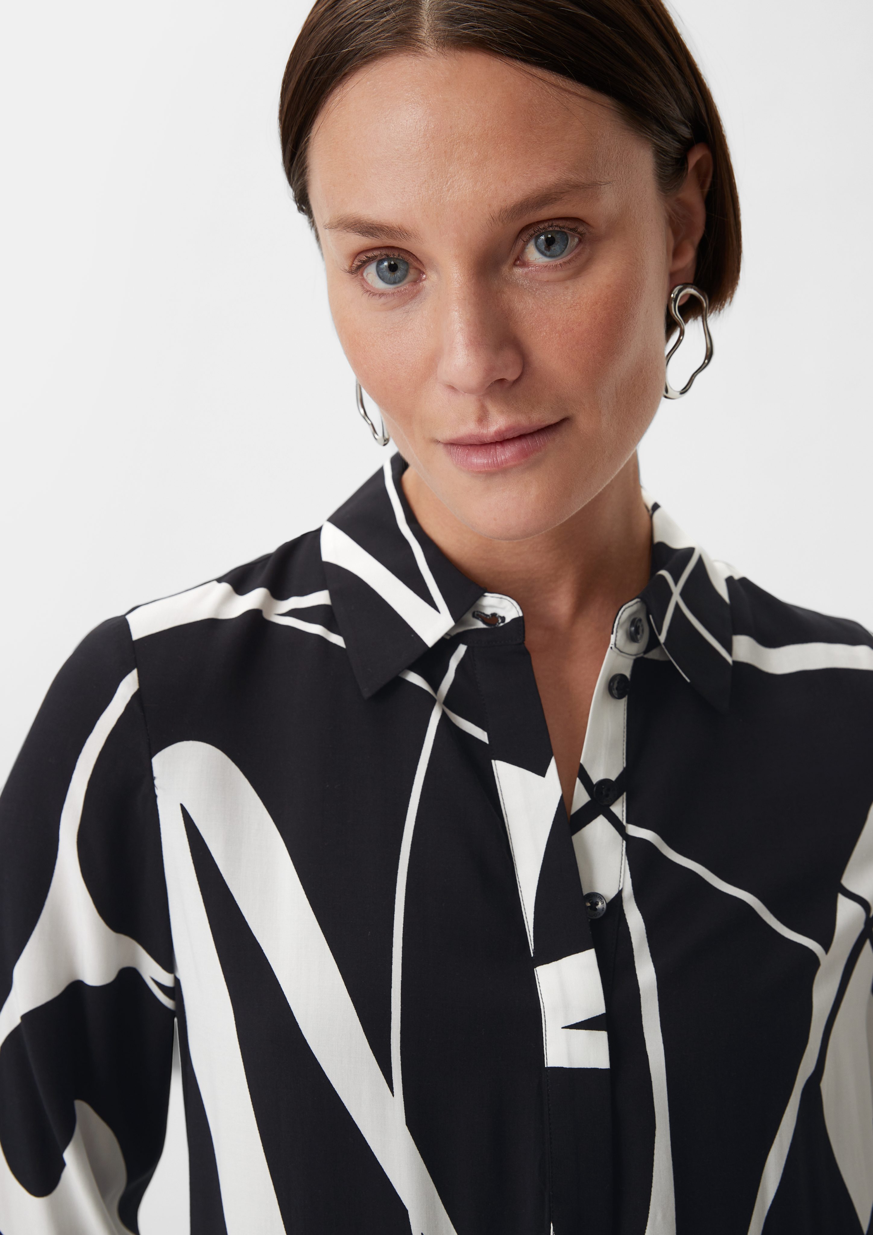 Comma Minikleid Kleid aus Viskose mit günstig online kaufen