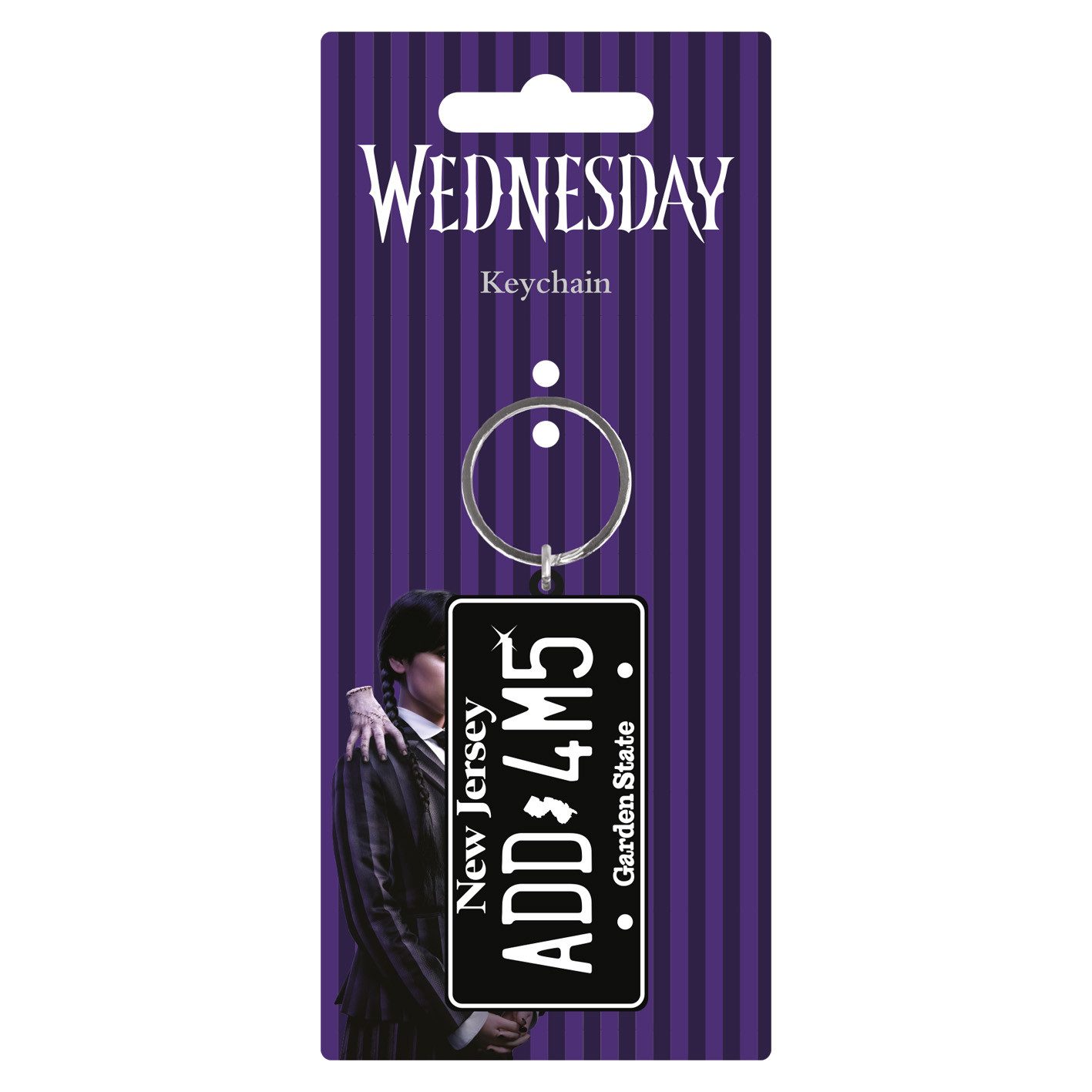 Schlüsselanhänger Wednesday - Licence Plate - Keyring