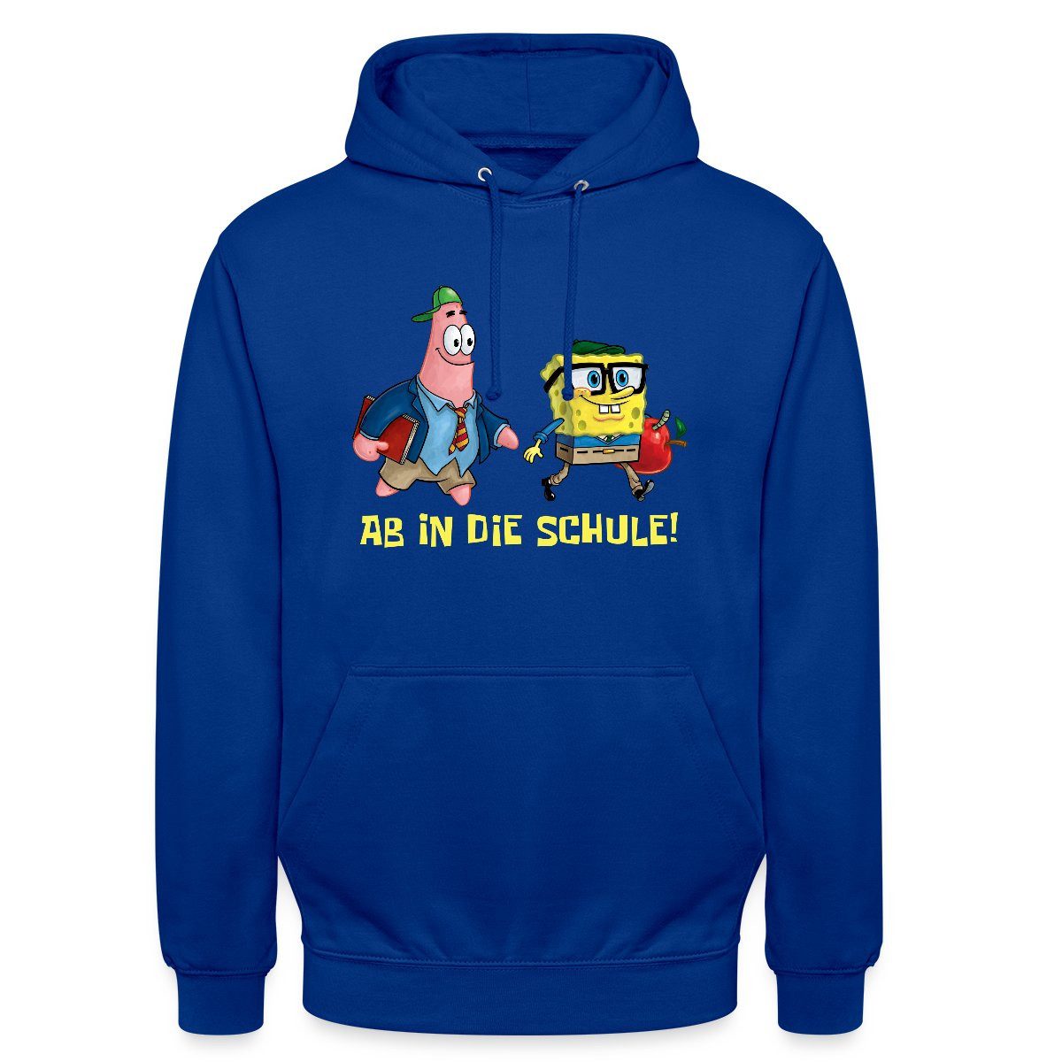 Hoodie Spongebob Schwammkopf Mit Patrick Ab In Die Schule Unisex Hoodie