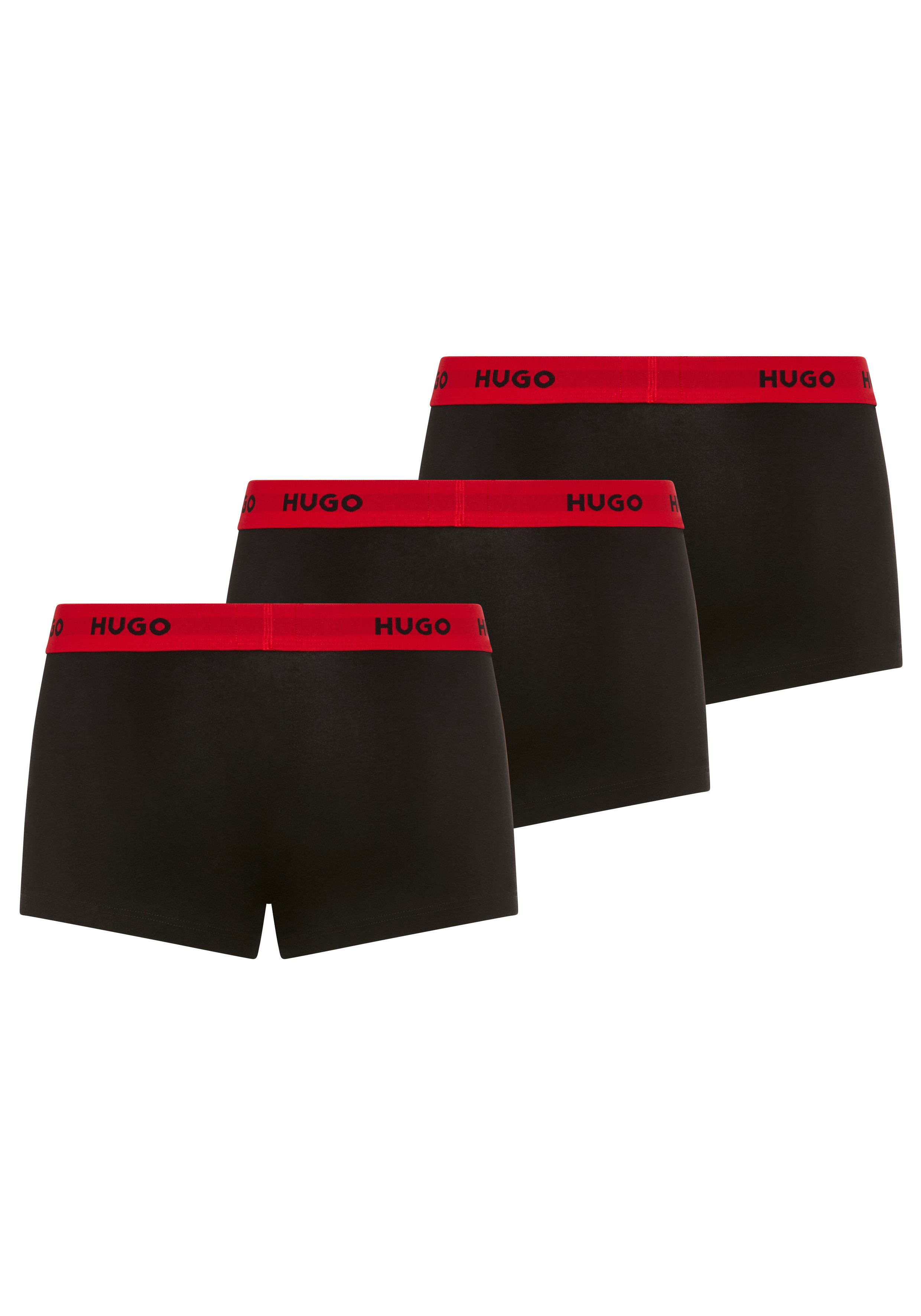 HUGO Trunk TRUNK TRIPLET PACK (Packung, 3-St) mit Logoschriftzug auf dem Bund