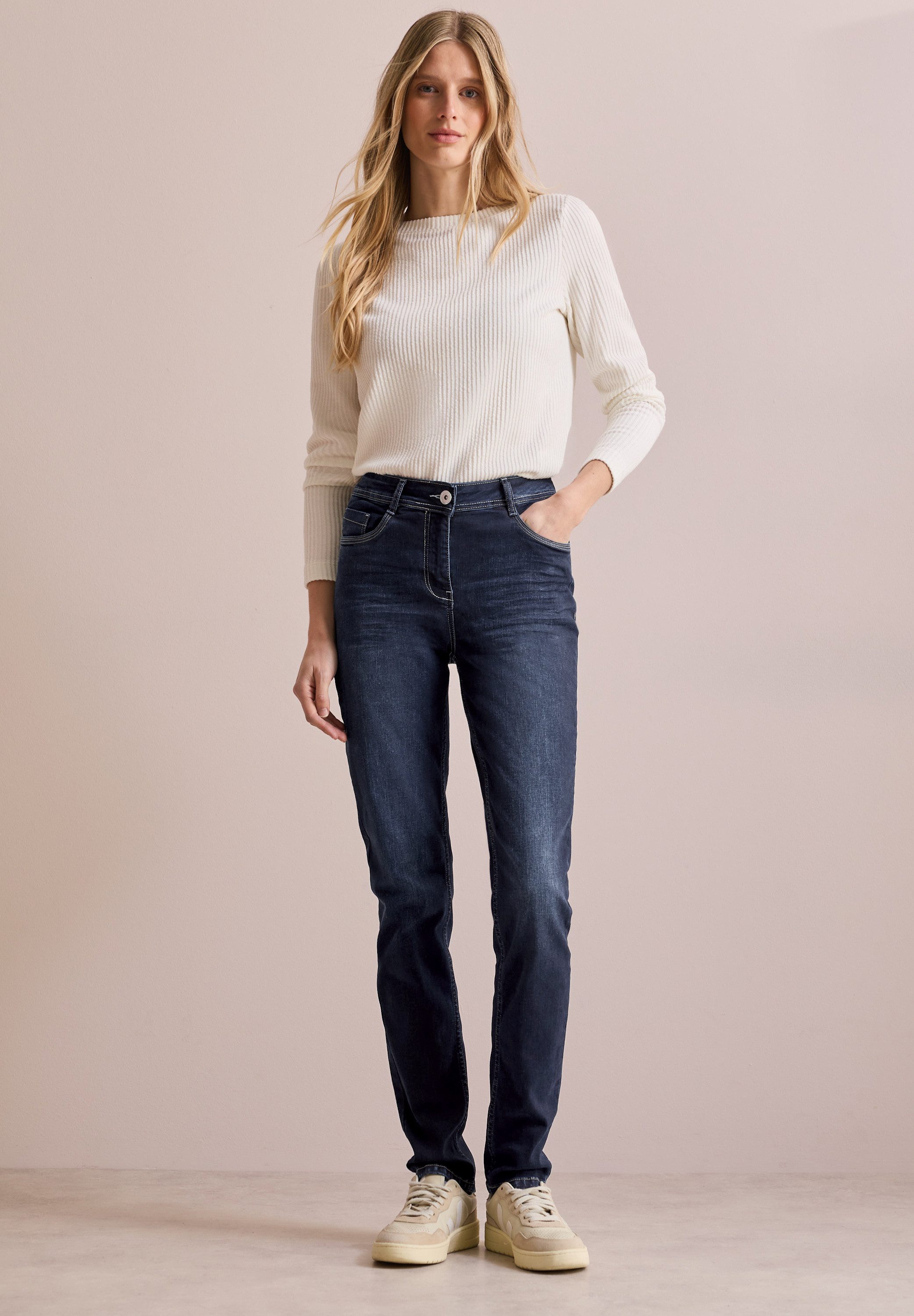 CECIL Skinny-fit-Jeans aus Baumwolle mit Stretchanteil