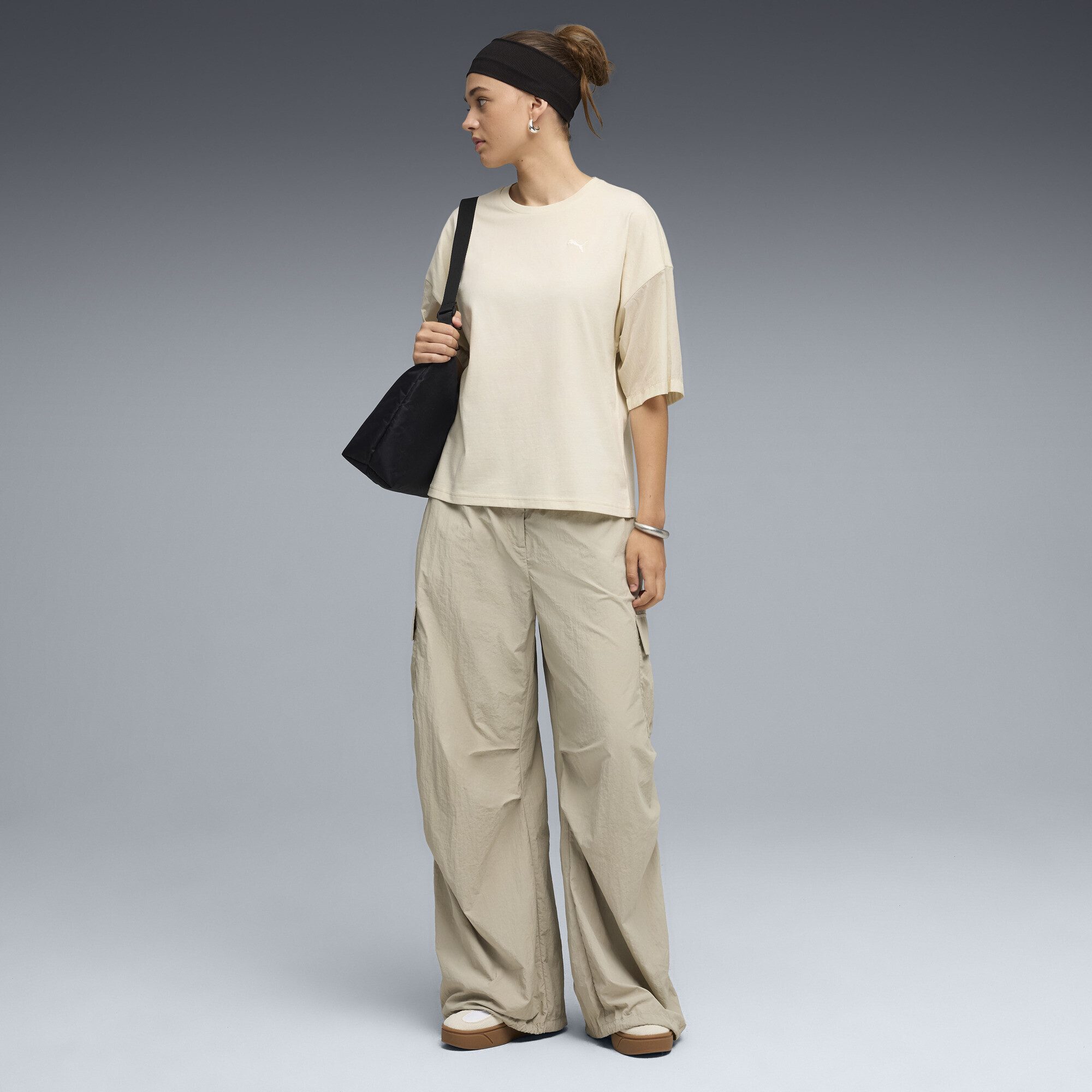 PUMA T-Shirt HER Oversized T-Shirt Damen