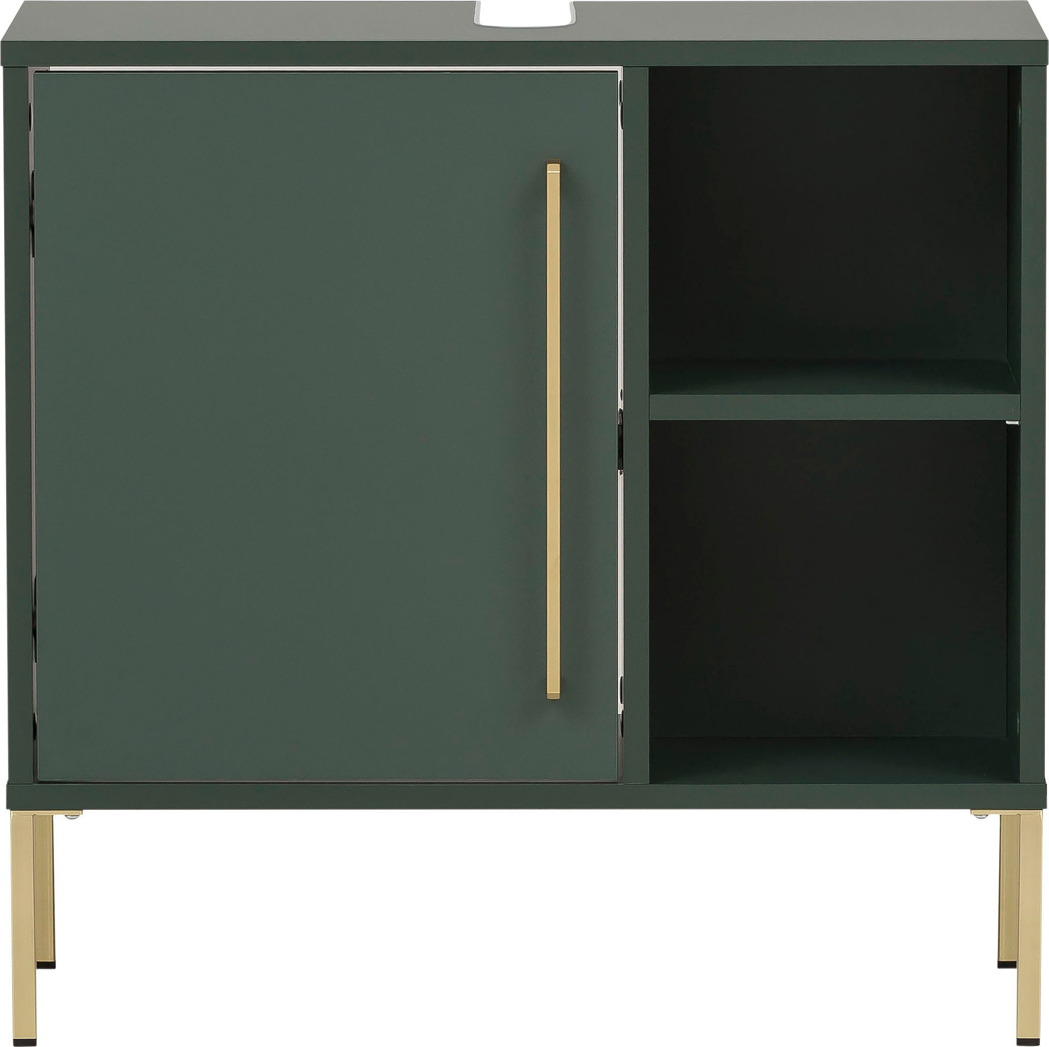 welltime Waschbeckenunterschrank Kent, Waschbeckenunterschrank, Made in Germany, B: 65 cm Solide Verarbeitung - Dieses Produkt ist in Deutschland gefertigt