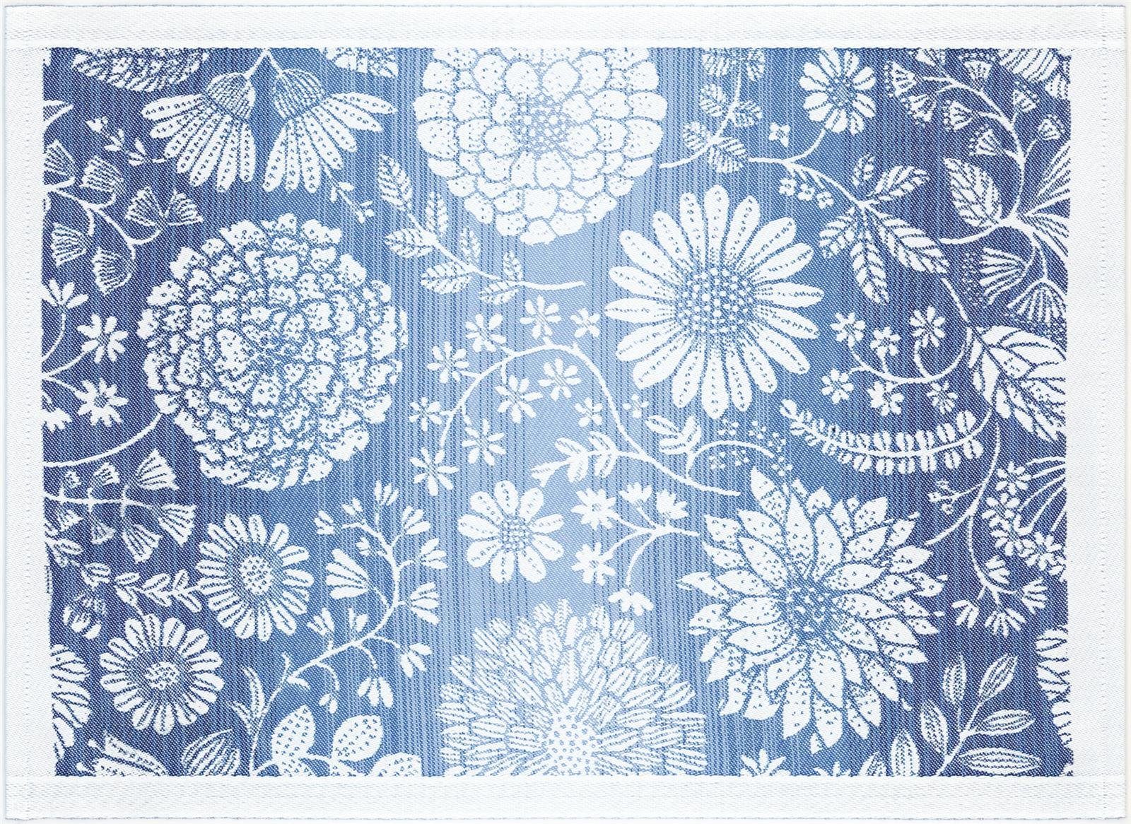 EKELUND MASTER WEAVERS 1692 Platzset Flytande Blå 35x48 cm, (Set, 2-St), unbehandelt