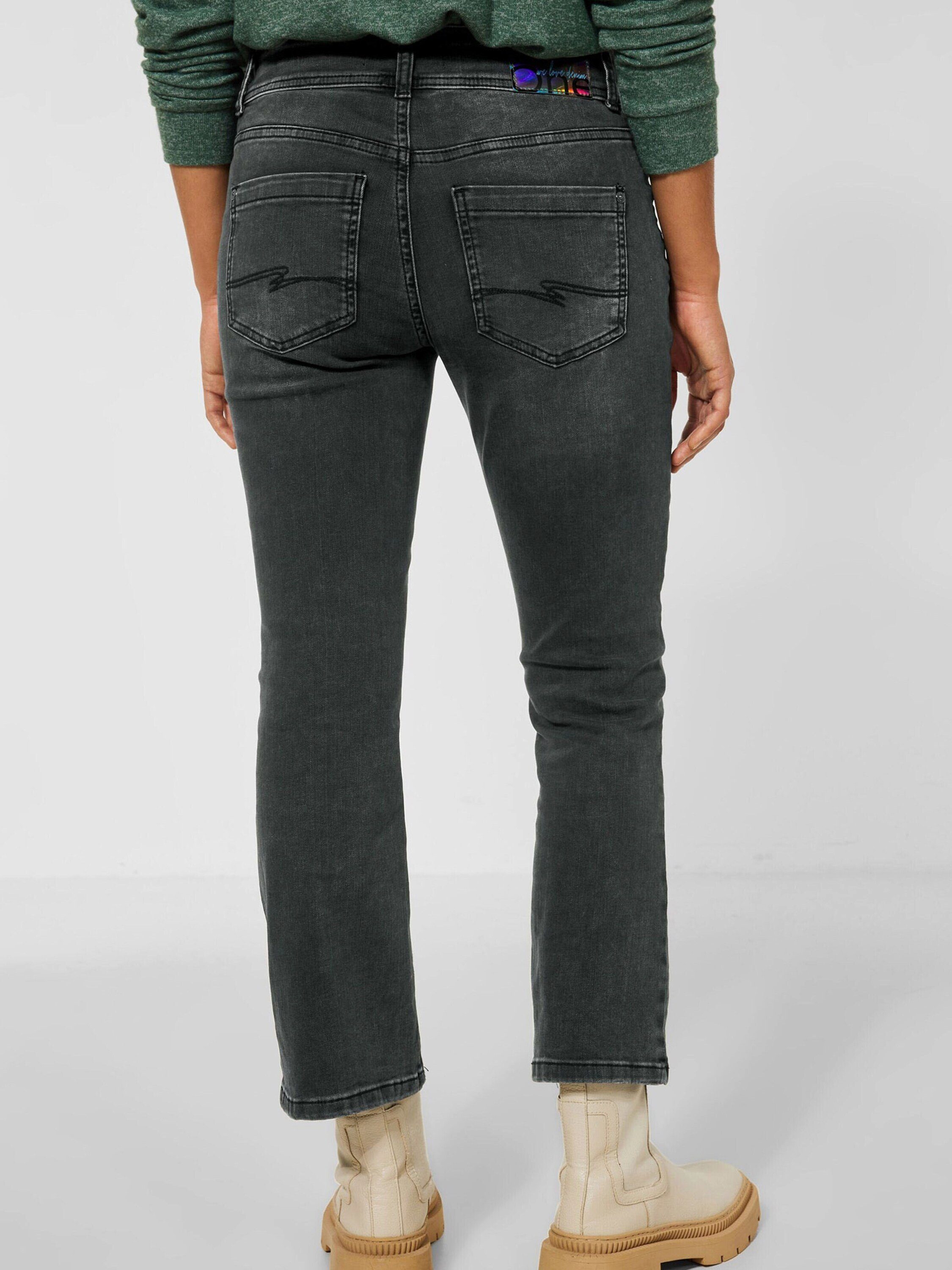 Plain/ohne STREET (1-tlg) 7/8-Jeans ONE Details