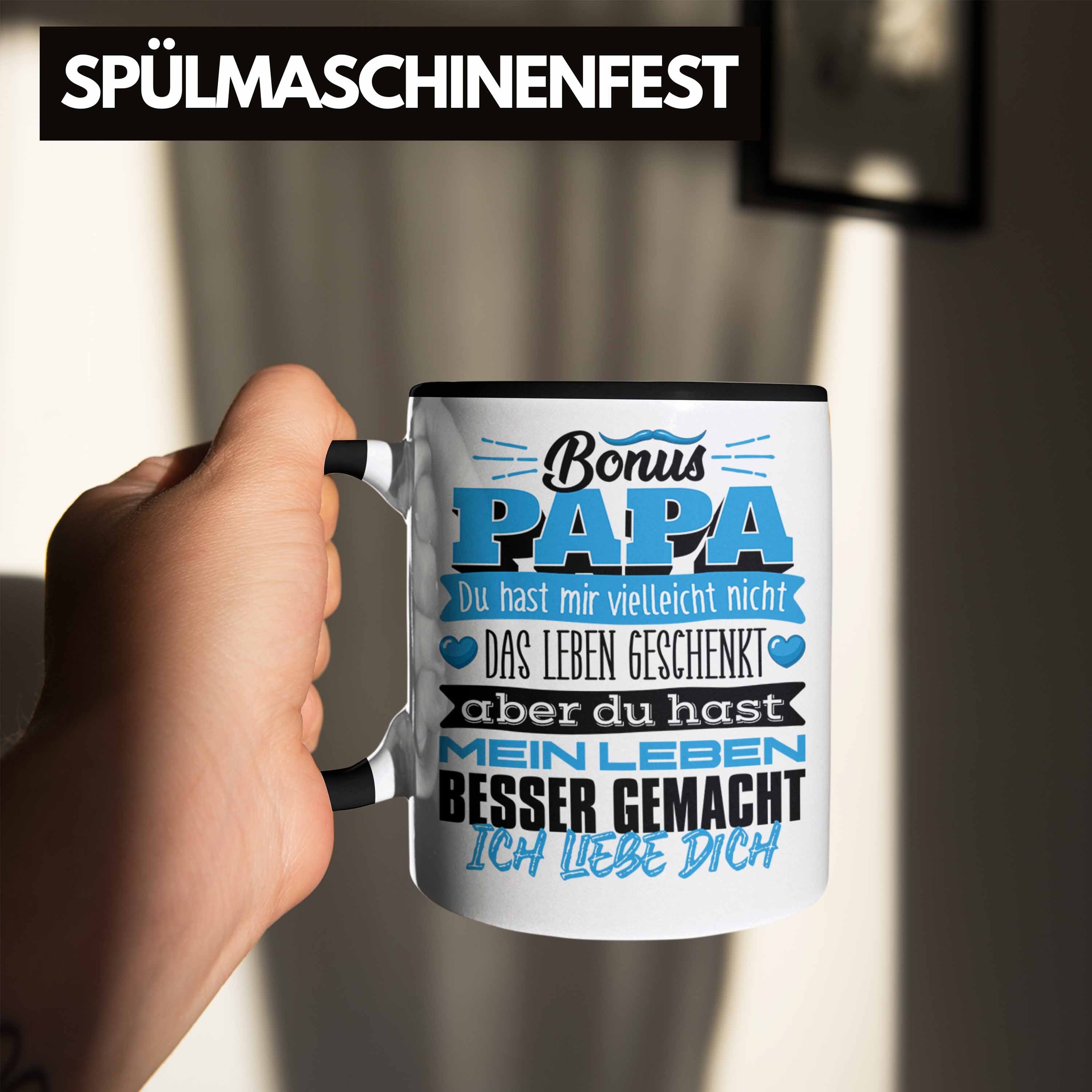 Trendation Tasse Papa Vielleicht Geschenk Leben Bonus Schwarz Nicht Mir Du Gesch Tasse Hast Das