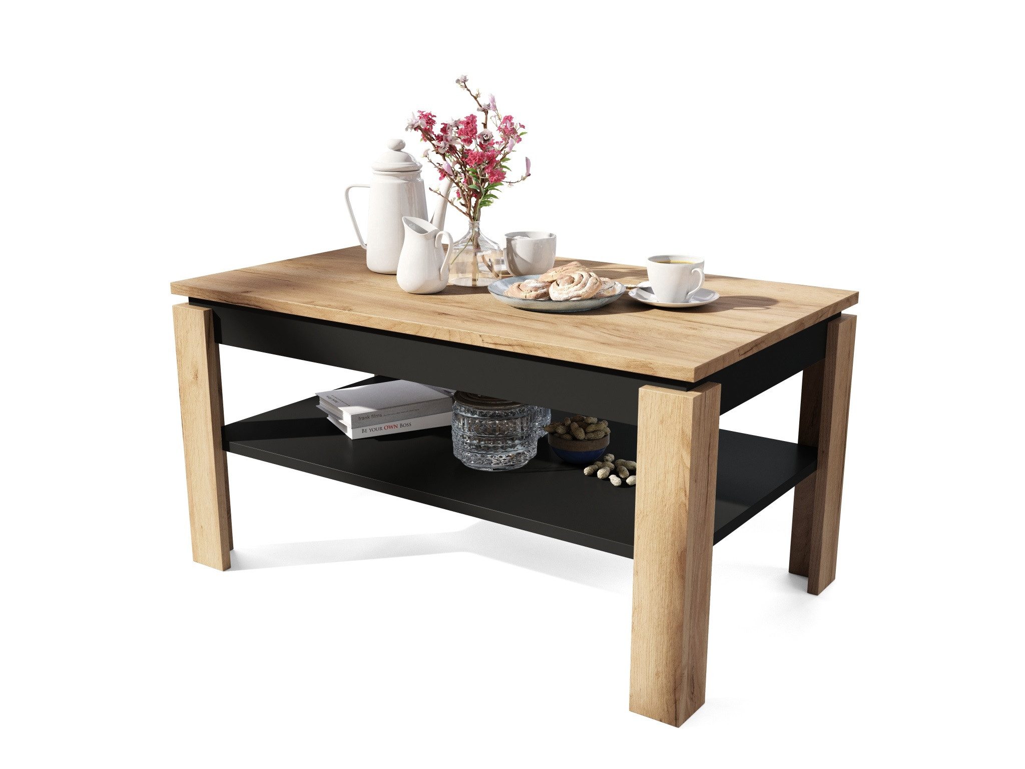 designimpex Couchtisch Design Asti-P Tisch höhenverstellbar 55 - 67cm Essti günstig online kaufen