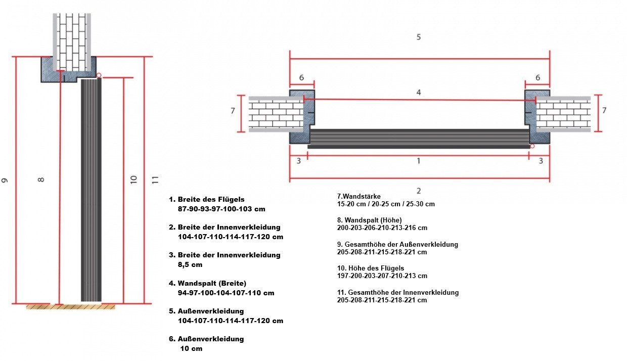JVmoebel Haustür Braune Designer-Wohnungstür aus Aluminium mit Satin-Finish (1-St), Made in Europa