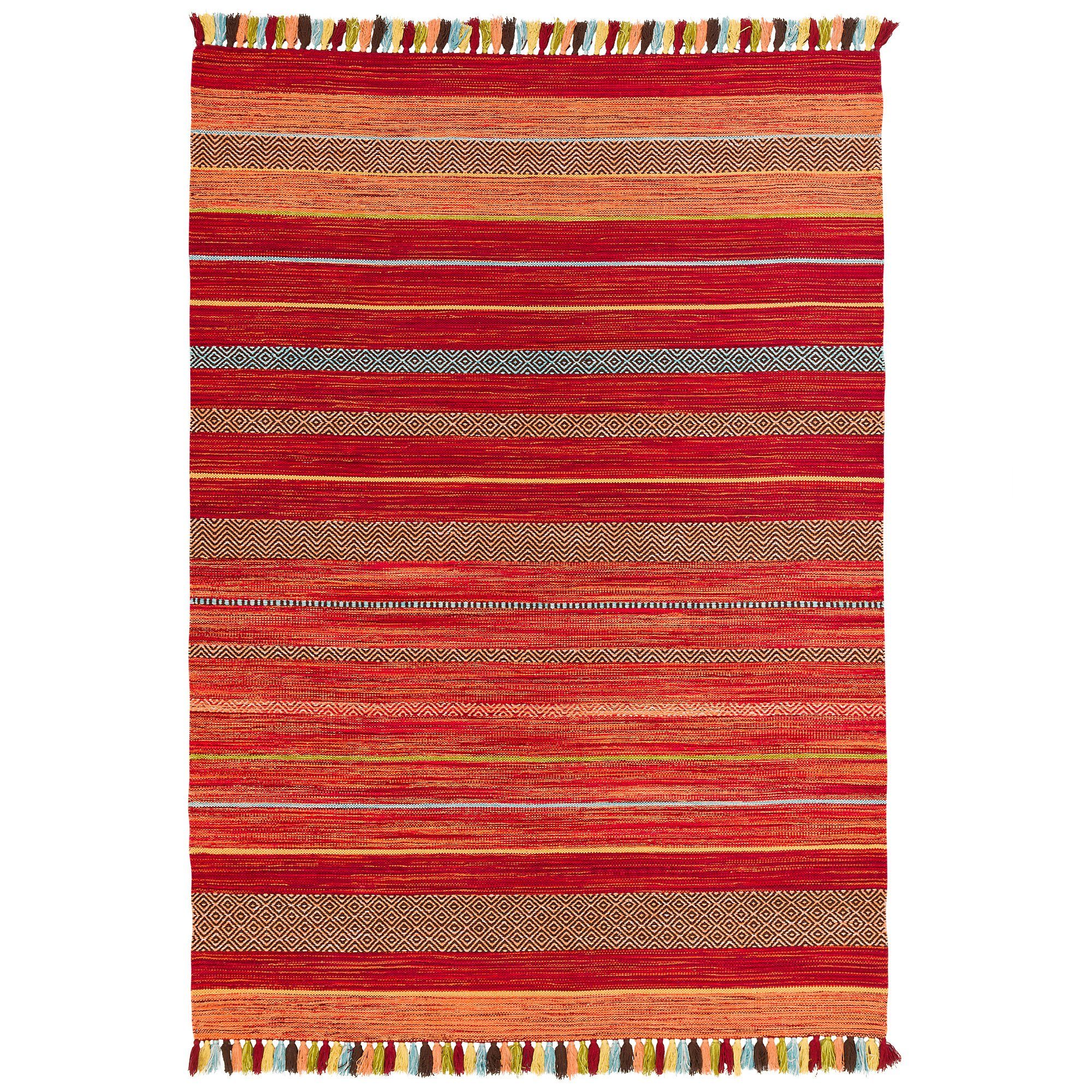 Pergamon Wollteppich Natur Teppich Kelim Kalleen, günstig online kaufen