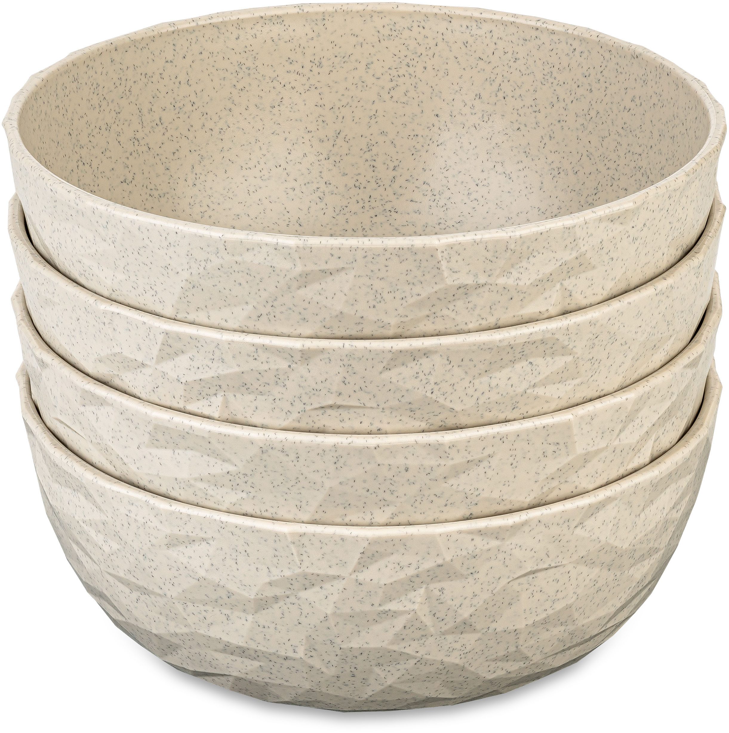 KOZIOL Schale CLUB BOWL, Kunststoff, (Set, 4-tlg), 700 ml, spülmaschinengeeignet, melaminfrei, CO² neutrale Produktion