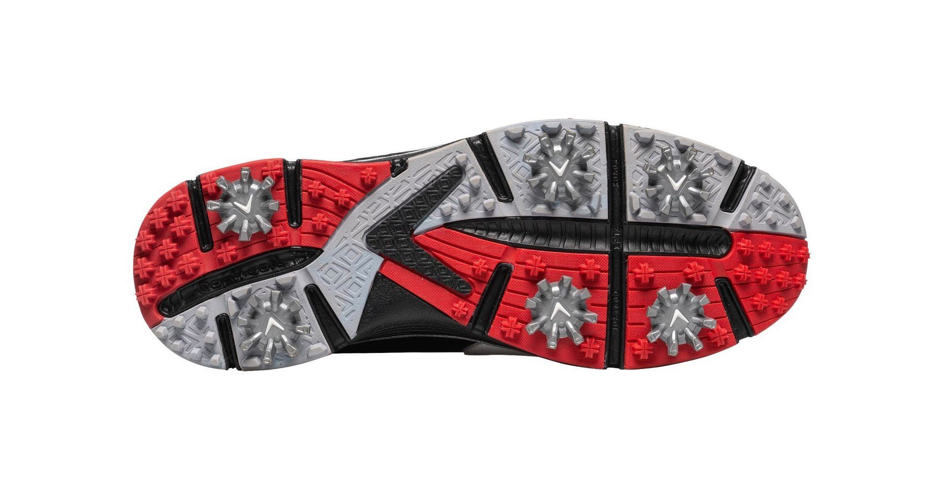 Callaway Callaway Golfschuh Chev Mulligan Spikes Weiß-Schwarz-Rot Herren Golfschuh