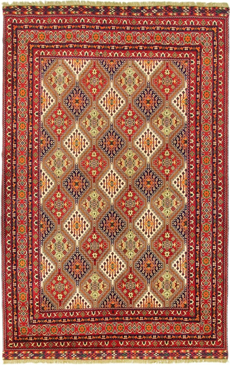 Orientteppich Afghan Marinus 200x301 Handgeknüpfter Orientteppich, Nain Trading, rechteckig, Höhe: 6 mm