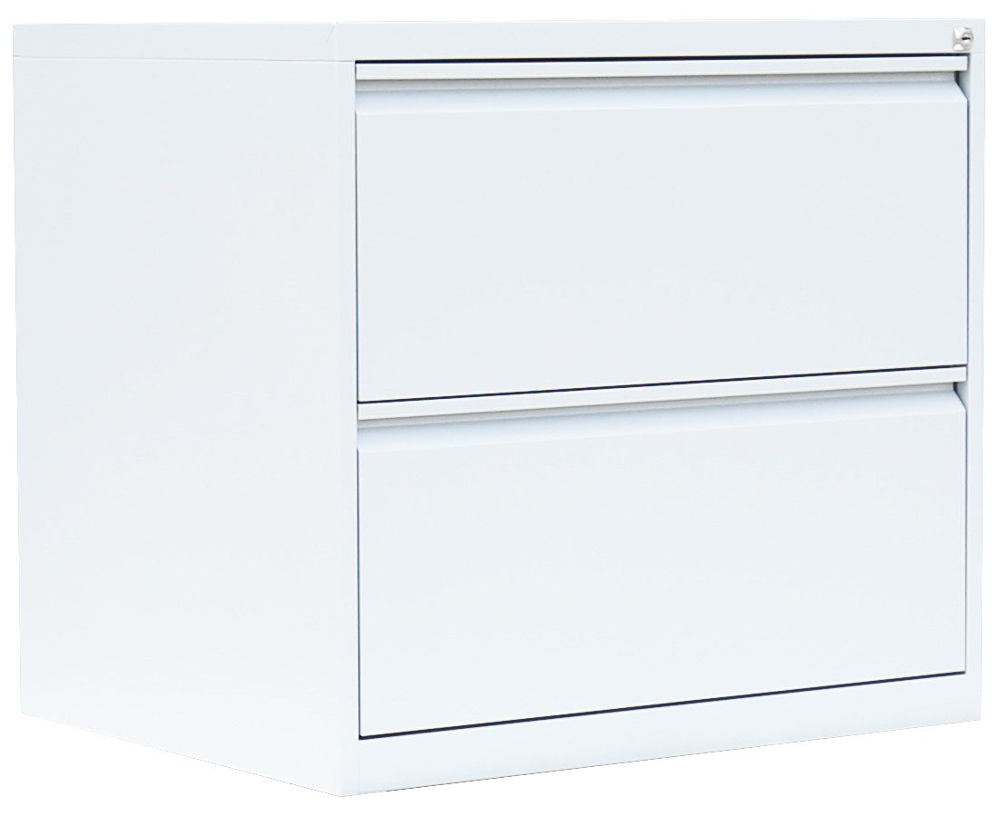 Steelboxx Hängeregisterschrank Hängeregistratur Schrank 70x76x62cm mit 2 Schüben doppelbahnig (1-St) Hängeregisterschrank
