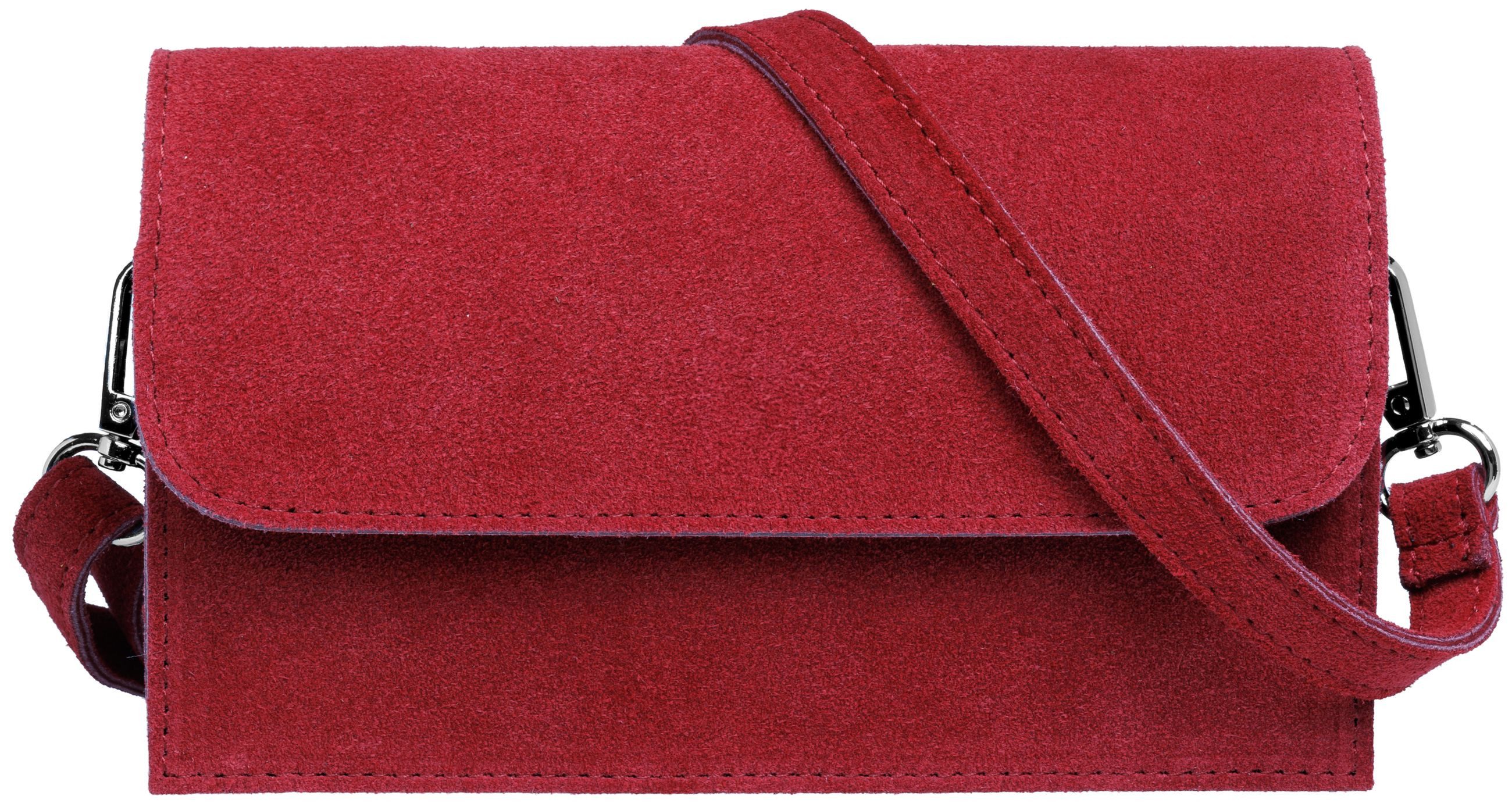 Caspar Umhängetasche Wildleder Dirndltasche Damen Handtasche günstig online kaufen