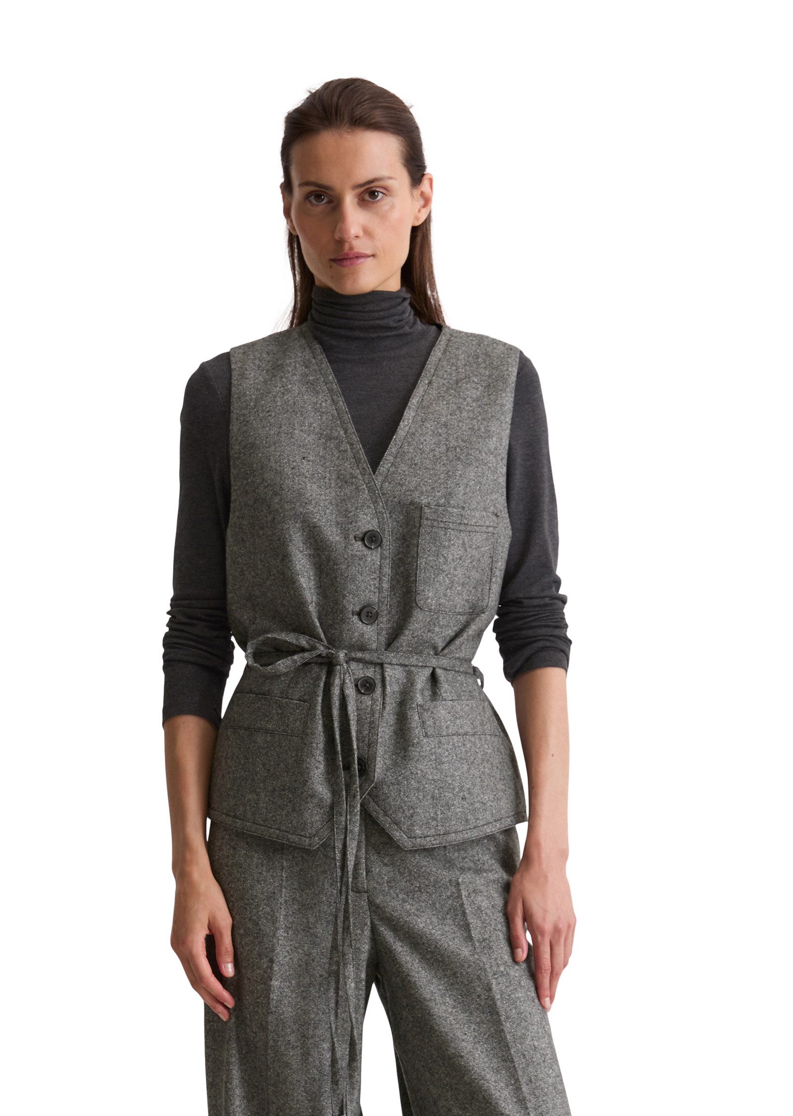 Marc O'Polo Anzugweste aus Schurwolle-Mix günstig online kaufen