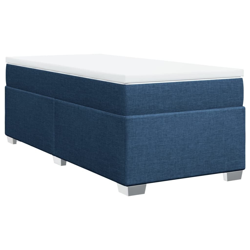vidaXL Bett Boxspringbett mit Matratze Blau günstig online kaufen