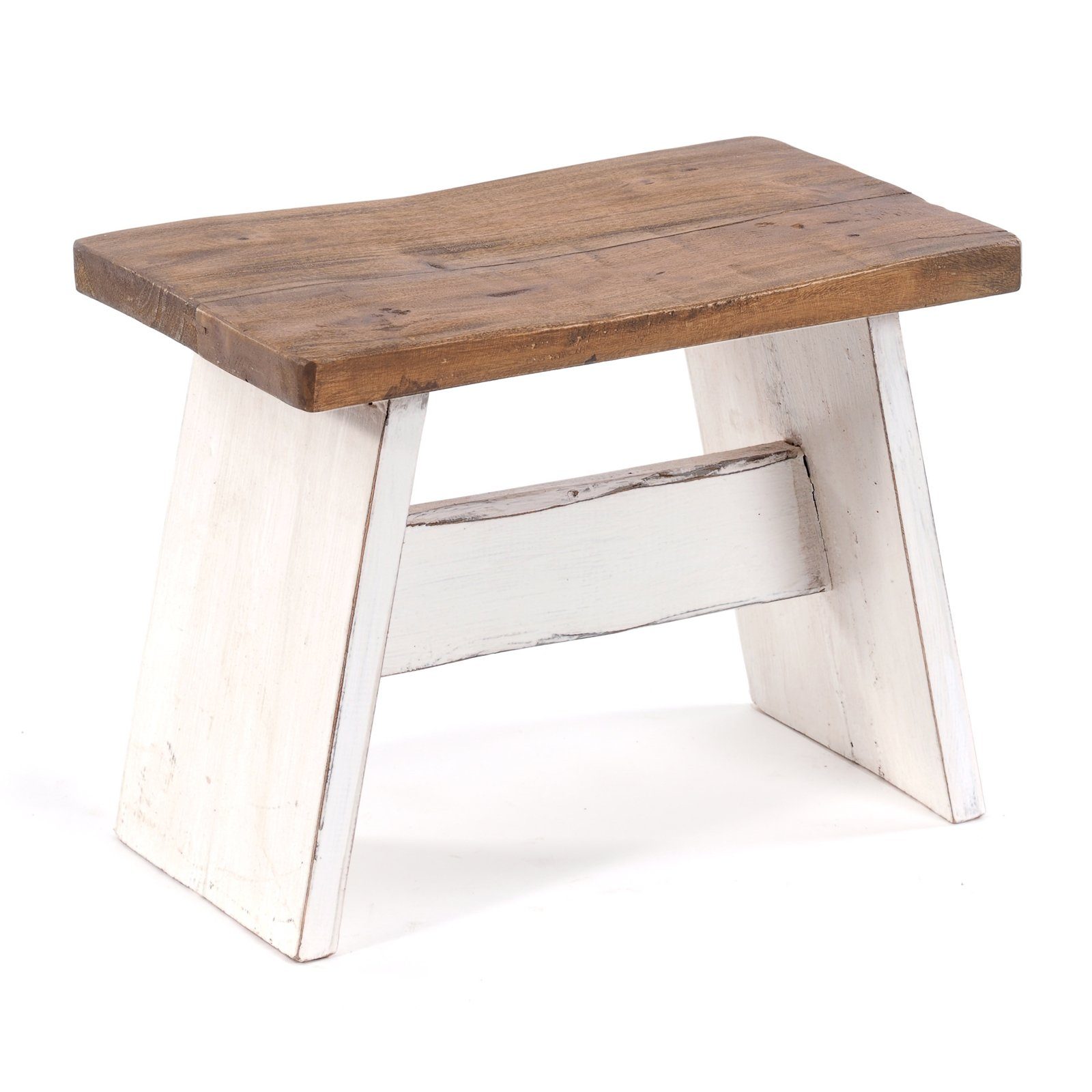 DESIGN DELIGHTS Hocker SITZBÄNKCHEN "SCHEMEL 40", Mahagoni, 31x40x25cm, Fußhocker, Farbe: