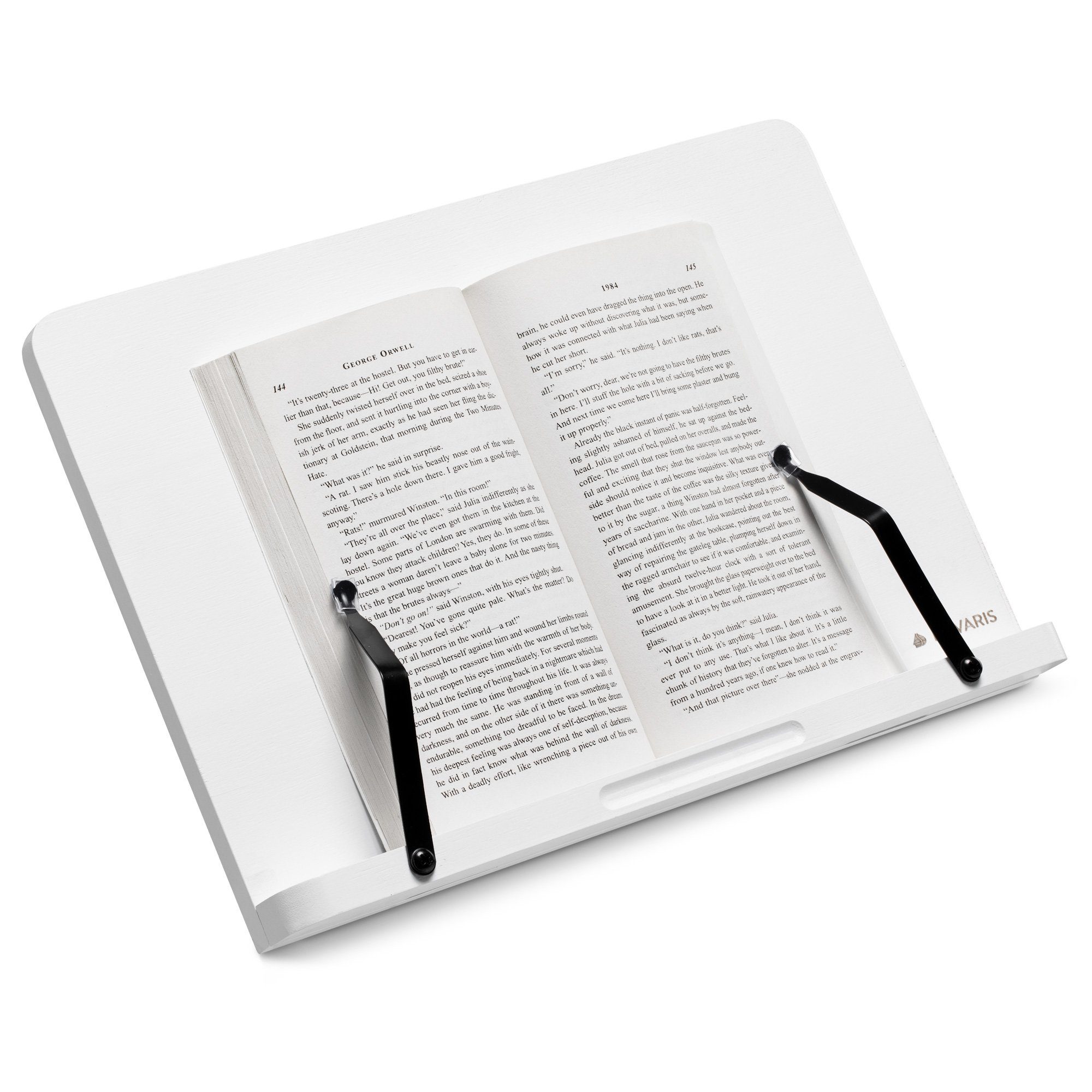 Buchstütze Buchständer iPad - 34x24cm - aus Holz - für Küche Schreibtisch