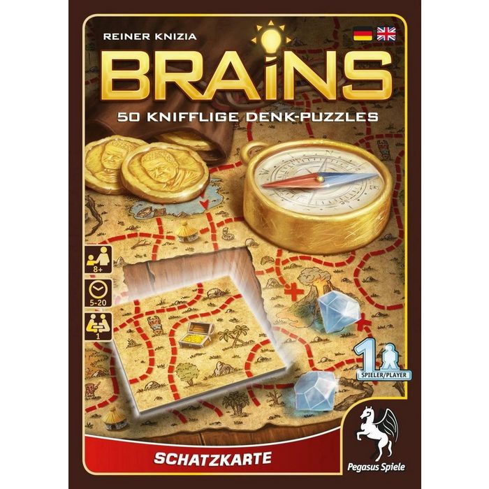 Pegasus Spiele Spiel Brains - Schatzkarte PY7491