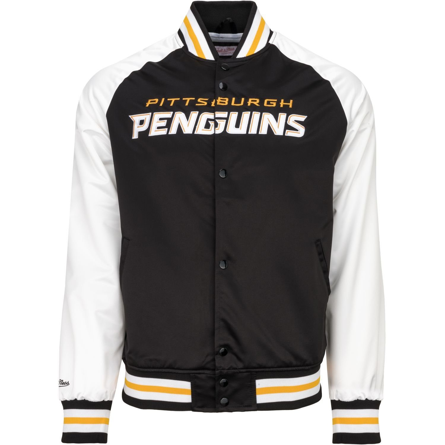 Mitchell & Ness Collegejacke Primetime Satin Pittsburgh Penguins