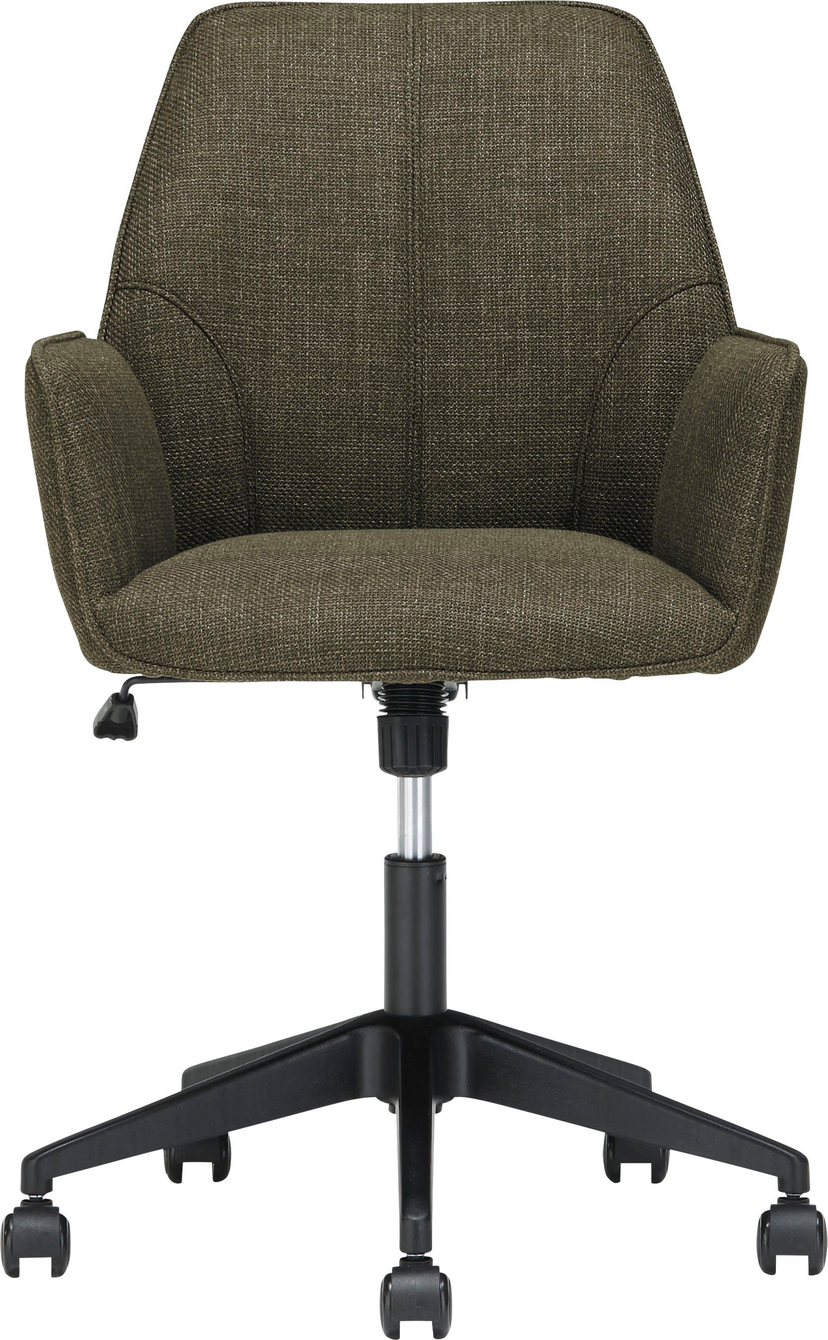 MCA furniture Bürostuhl O-Pemba, Webstoff, Olive verstellbar stufenlos | Olive Bürostuhl mit Komfortsitzhöhe