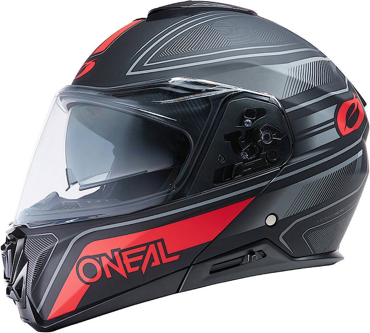 O’NEAL Motorradhelm MSeries String V.22 Klapphelm, vorbereitet für Kommunikationssystem,integriertes Sonnenvisier