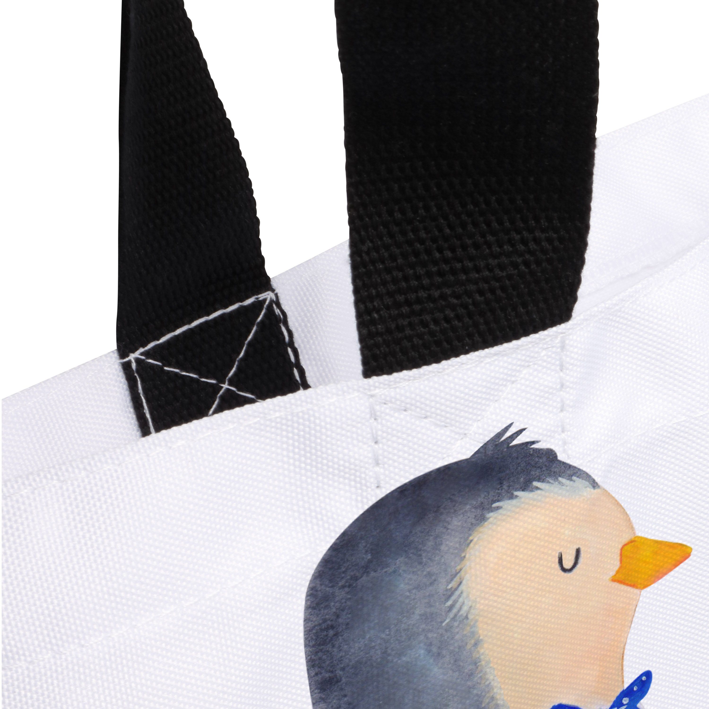 Geschenk, Panda Pinguin Pärchen & Weiß Mr. Shopper (1-tlg) Mrs. - - Liebe, Liebe, E große Schulbeutel,