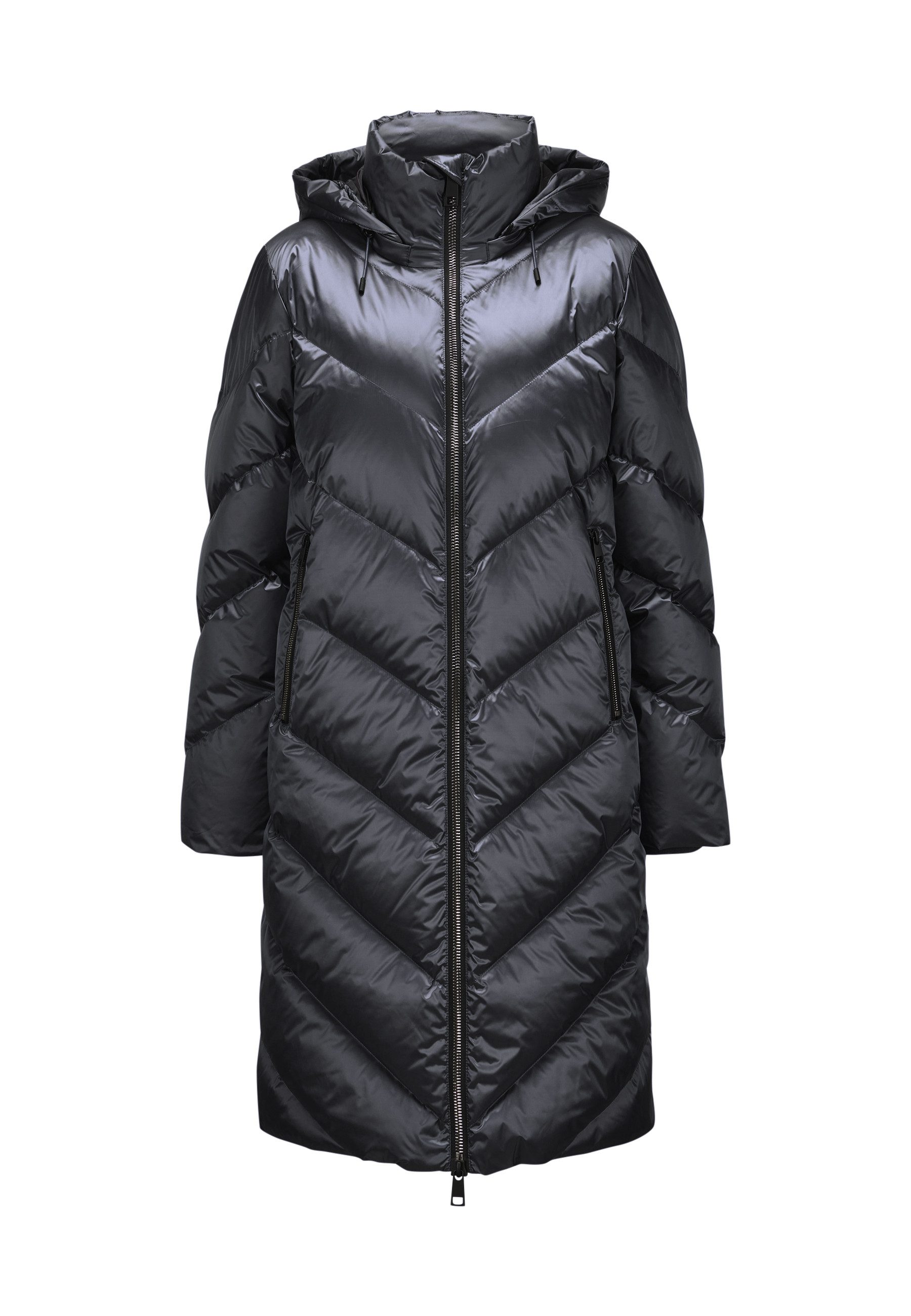 Milestone Steppmantel MSAmara S Damen Steppjacke Lang Mantel gesteppt normale Passform