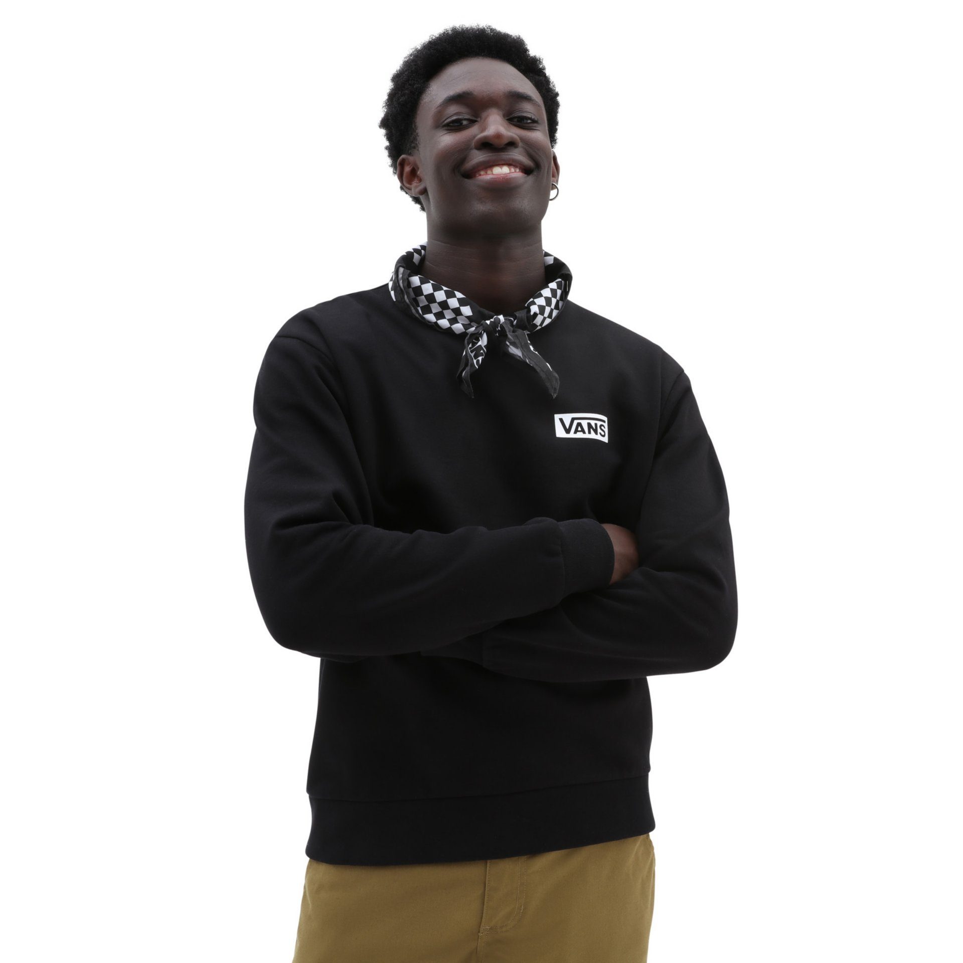 Vans Sweatshirt RELAXED FIT CREW mit Markenlabel black | Sweatshirts