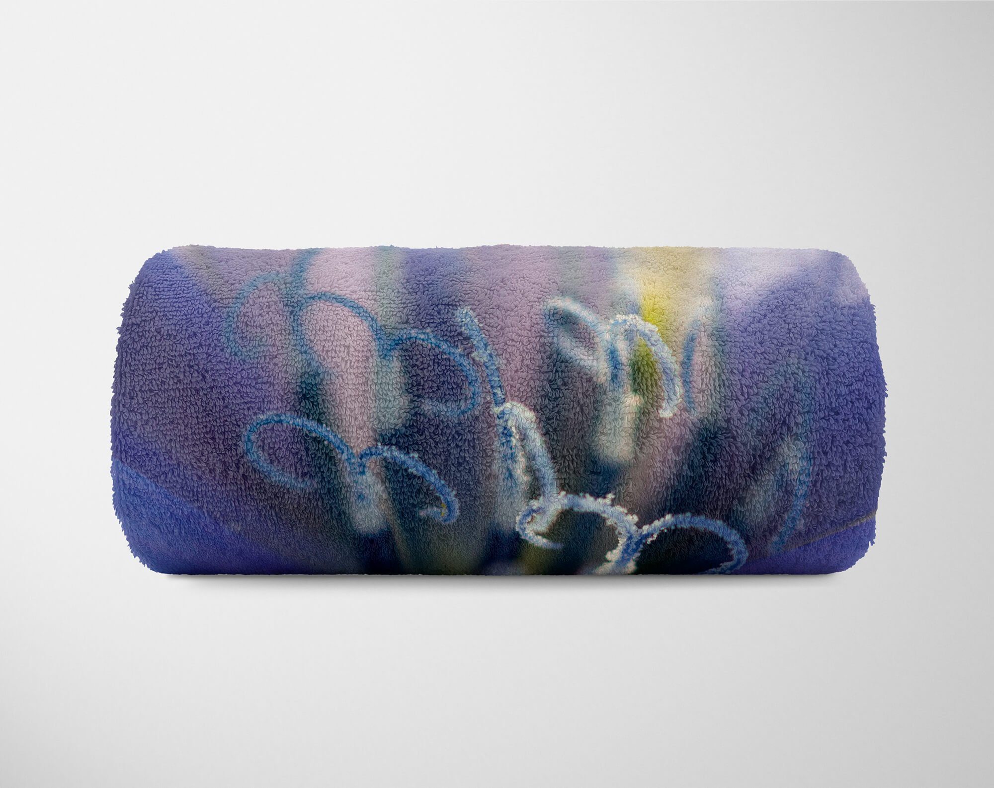 (1-St), Blume Saunatuch Blüte, Schöne Fotomotiv Strandhandtuch Handtücher Sinus Handtuch mit Baumwolle-Polyester-Mix Kuscheldecke Handtuch Art