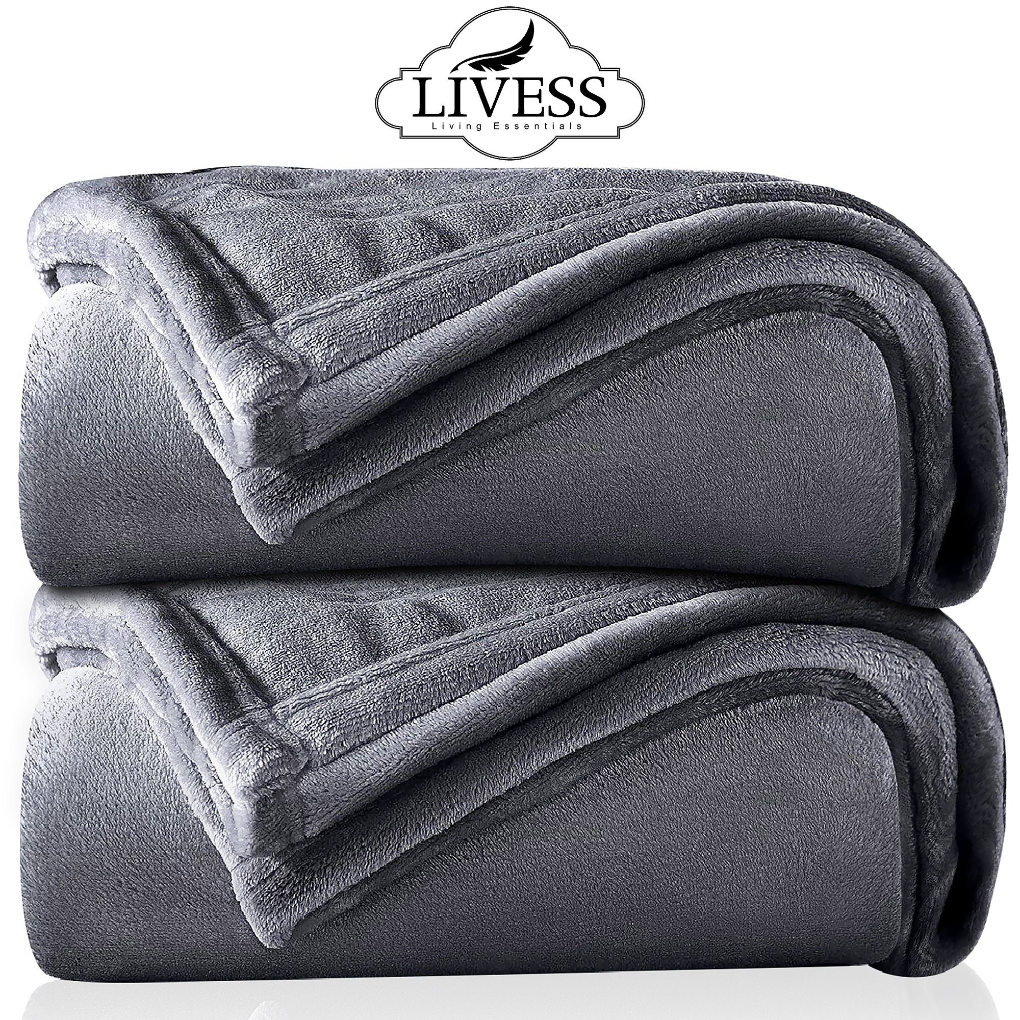 Wohndecke Kuscheldecke hochwertige Sofadecke, Livess, flauschig Tagesdecke, günstig online kaufen