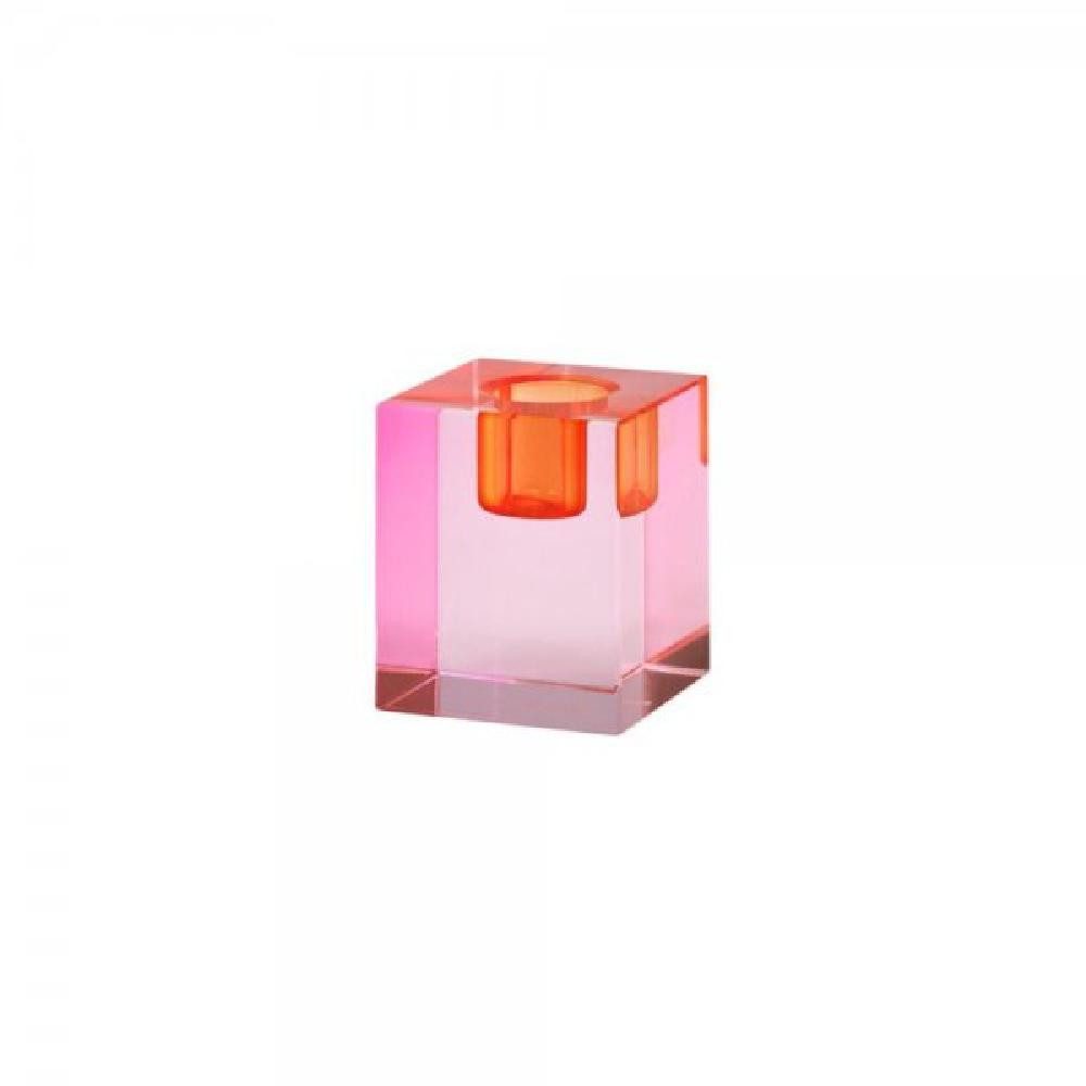 Giftcompany Kerzenhalter Kerzenhalter Dioptrics Rosa/Orange (S)