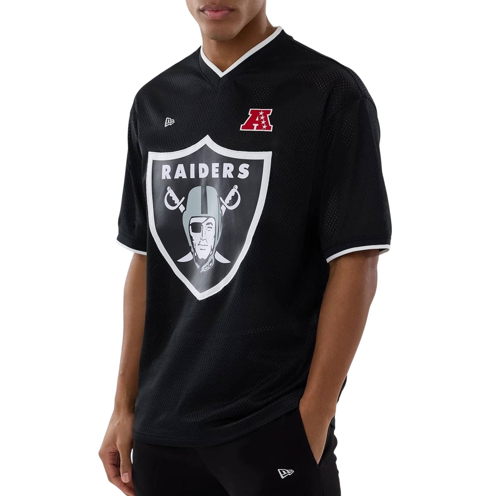 T-Shirt Mesh Oversized NFL Las Vegas Raiders Logo