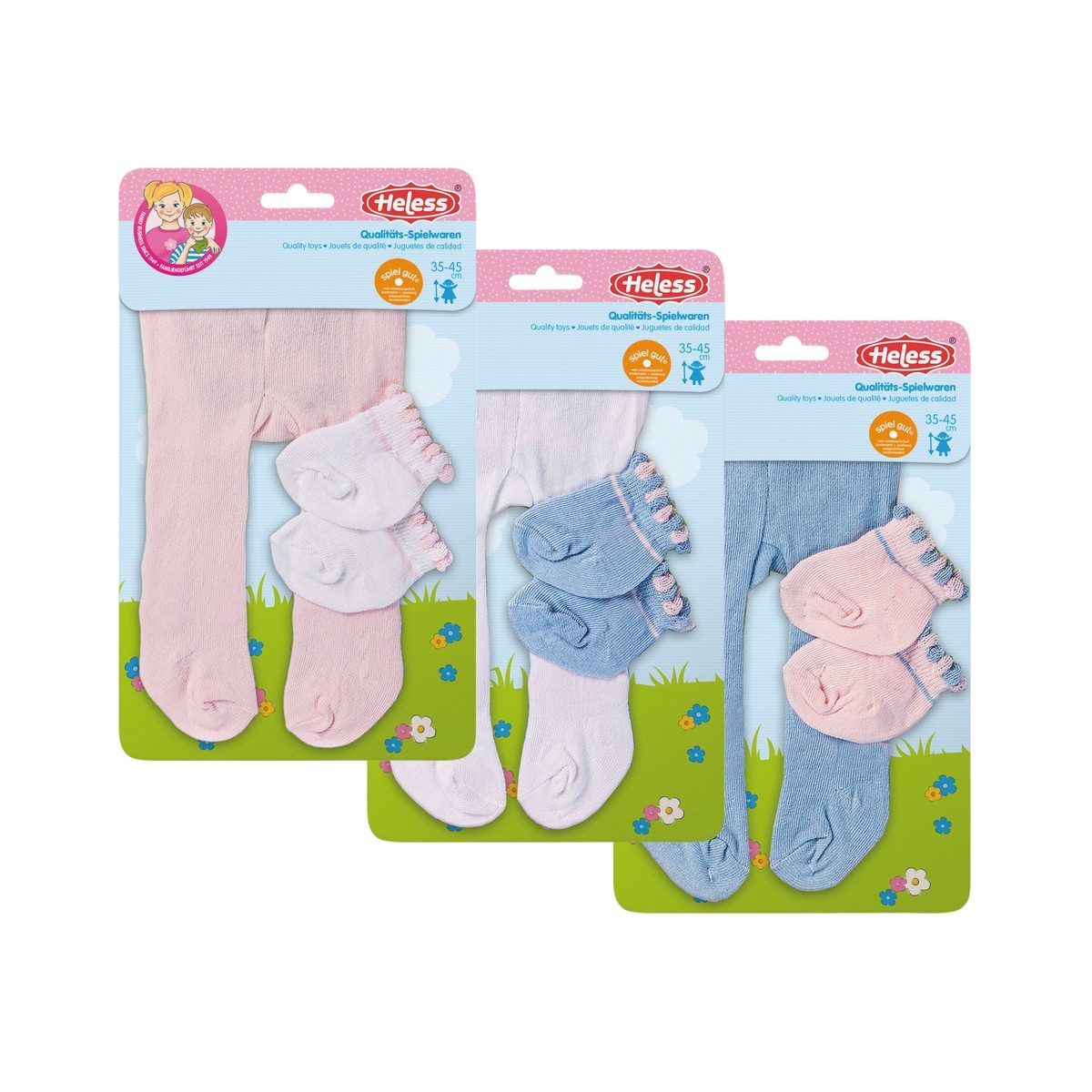 Heless Puppenkleidung Strumpfhose mit Söckchen Größe 35-45cm günstig online kaufen