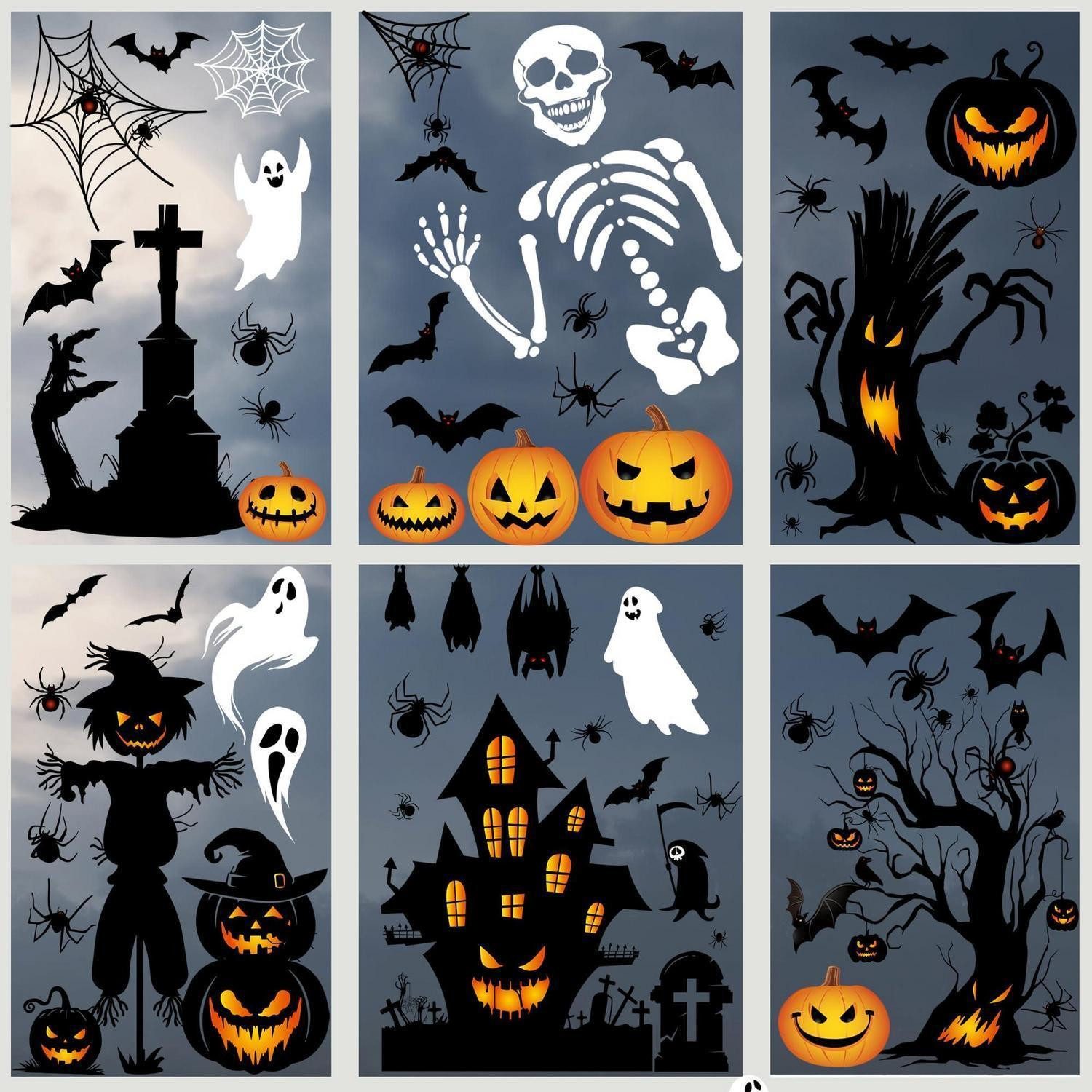 LuxusKollektion Fensterbild Halloween Fensterbilder 10er Set
