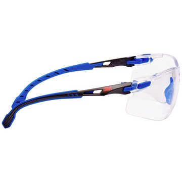3M Arbeitsschutzbrille 3M Solus S1101SGAF Schutzbrille mit Antibeschlag-Schutz Blau, Schwarz