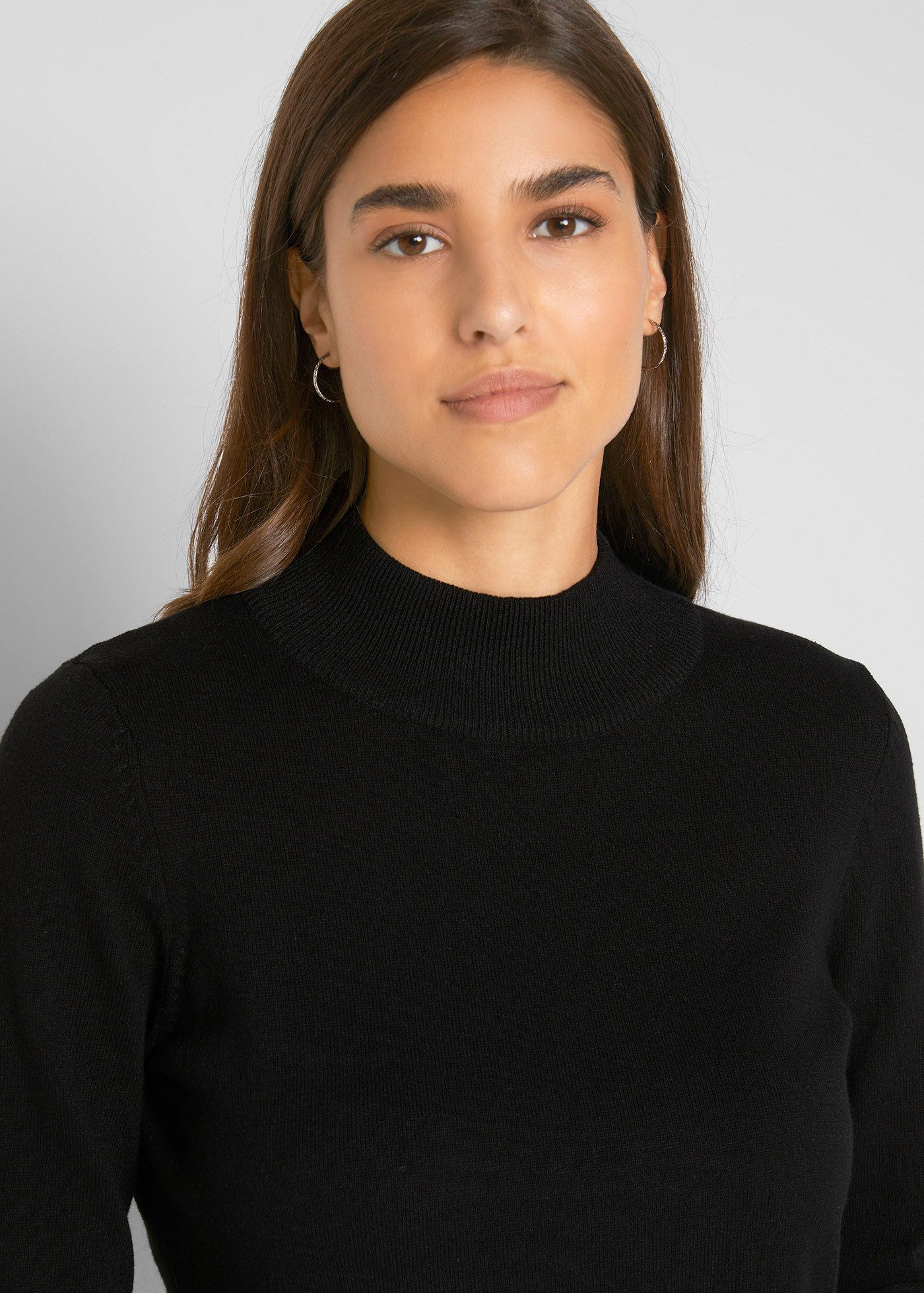 bonprix Strickpullover mit Stehkragen günstig online kaufen