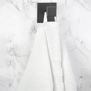 ZOLLNER Handtuch Set, Walkfrottier, (6-tlg), 100% Baumwolle, vom Hotelwäschespezialisten, mit Bordürenstreifen