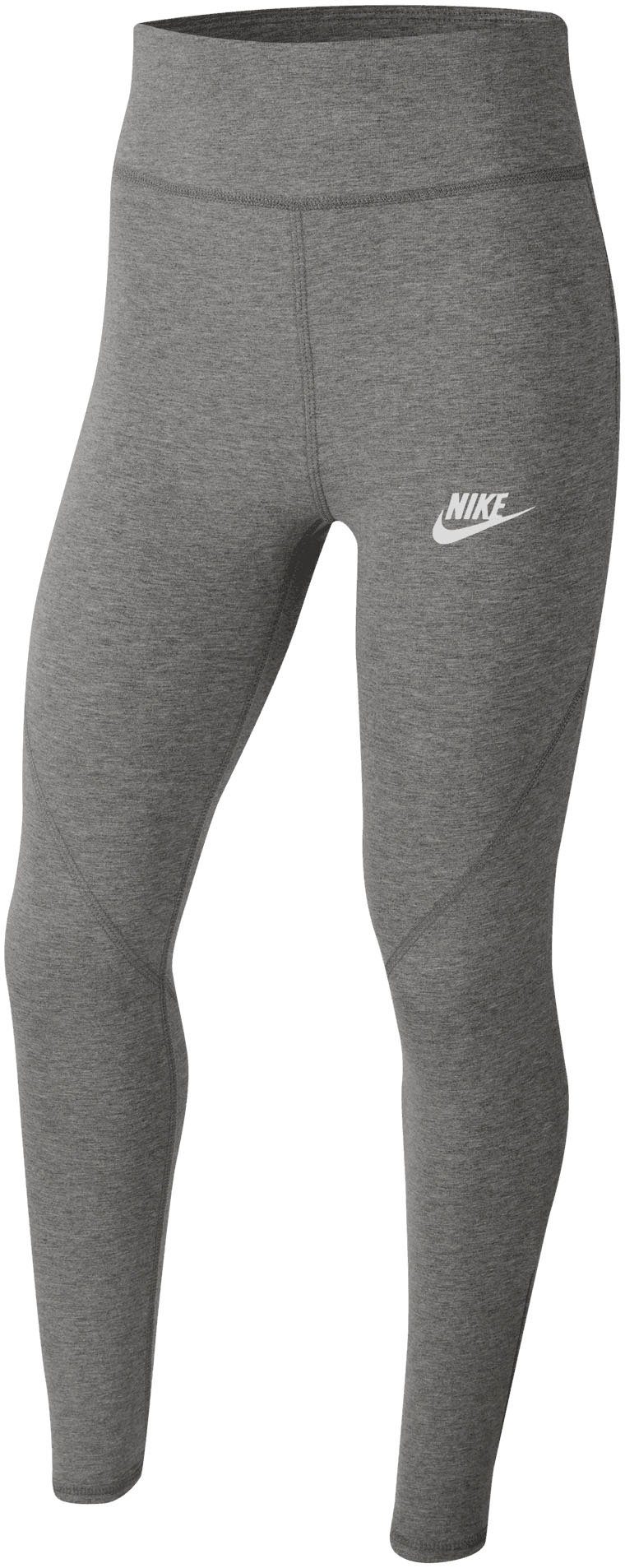 carbon - LEGGINGS für heath FAVORITES BIG Kinder HIGH-WAISTED Nike Sportswear KIDS' Leggings (GIRLS)