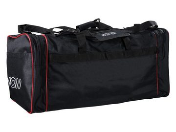 KWON Sporttasche Club Line X-Large Tasche Trainingstasche 80 x 35 x 35 cm (Top Saler), XXL - 80 cm schwarz rot