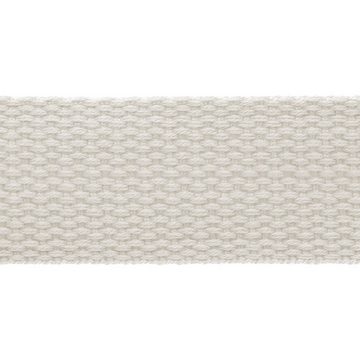 maDDma 5 Meter Polycotton Gurtband 25mm breit verschiedene Stärken und Farben Rollladengurt, naturfarben1.35 mm