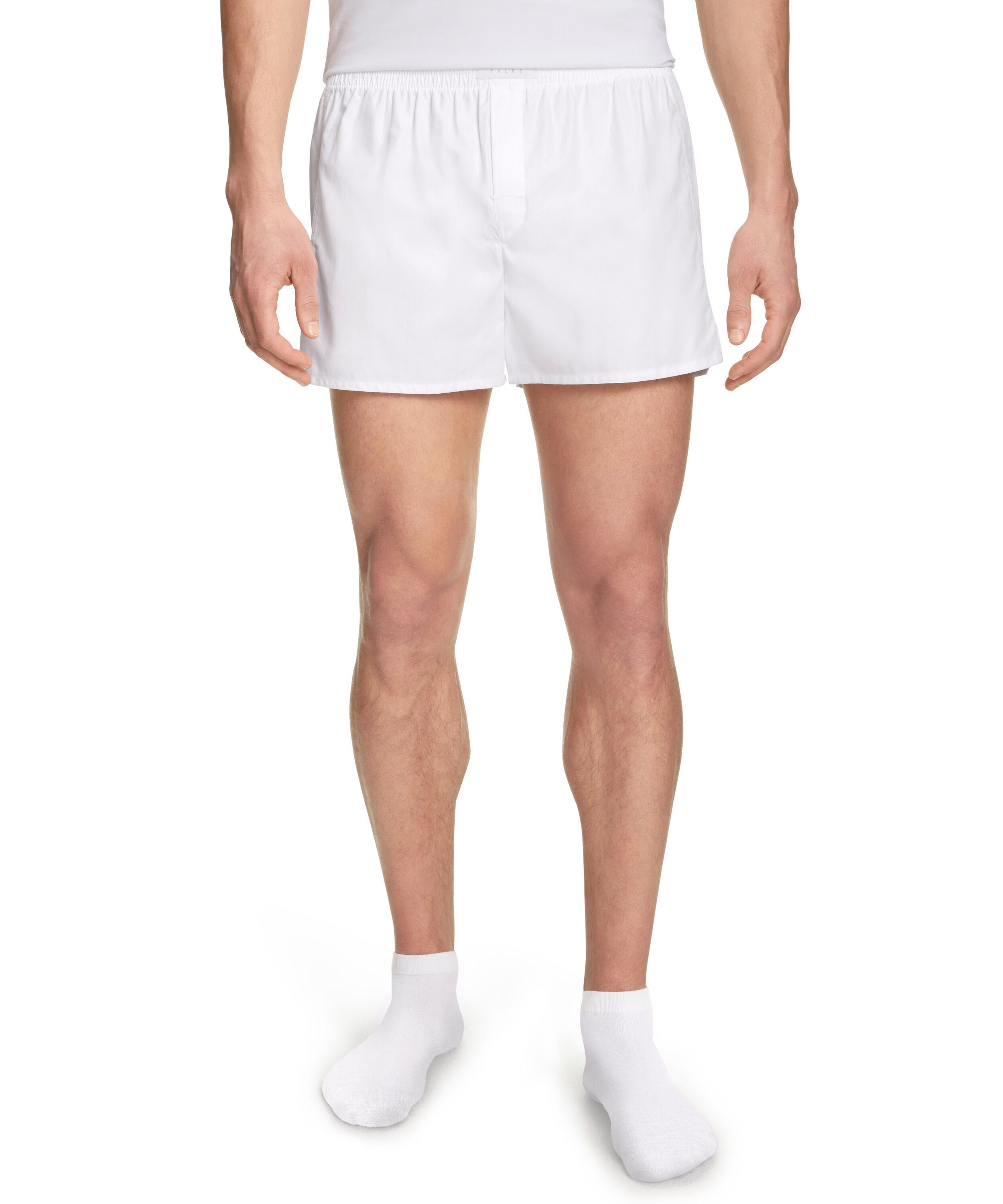 FALKE Boxershorts Feinster Twill aus Baumwolle