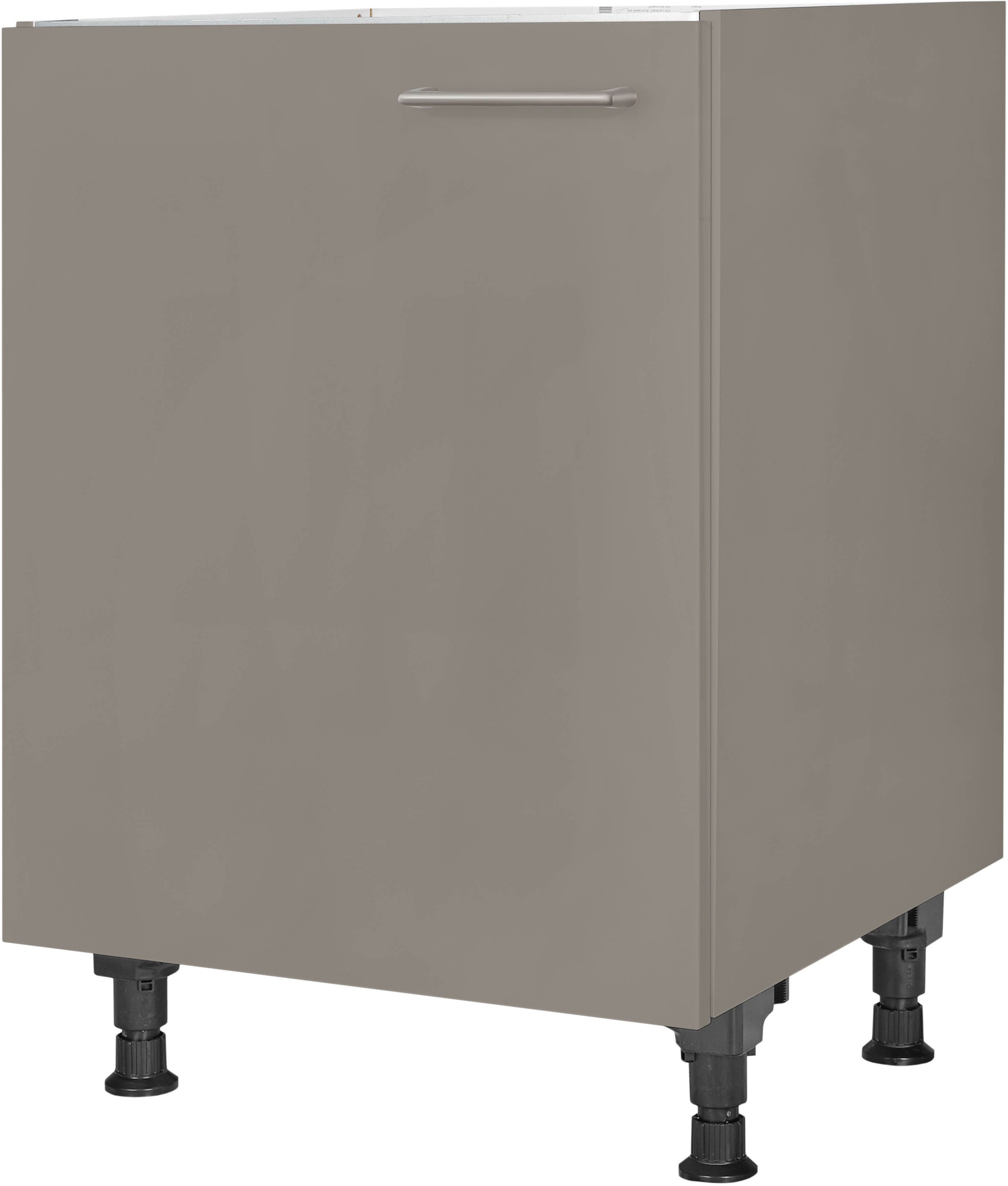 nobilia® Spülenschrank "Laser", Ausrichtung wählbar, vormontiert, in den Breiten 45 und 60 cm, mit höhenverstellbaren Sockelfüßen